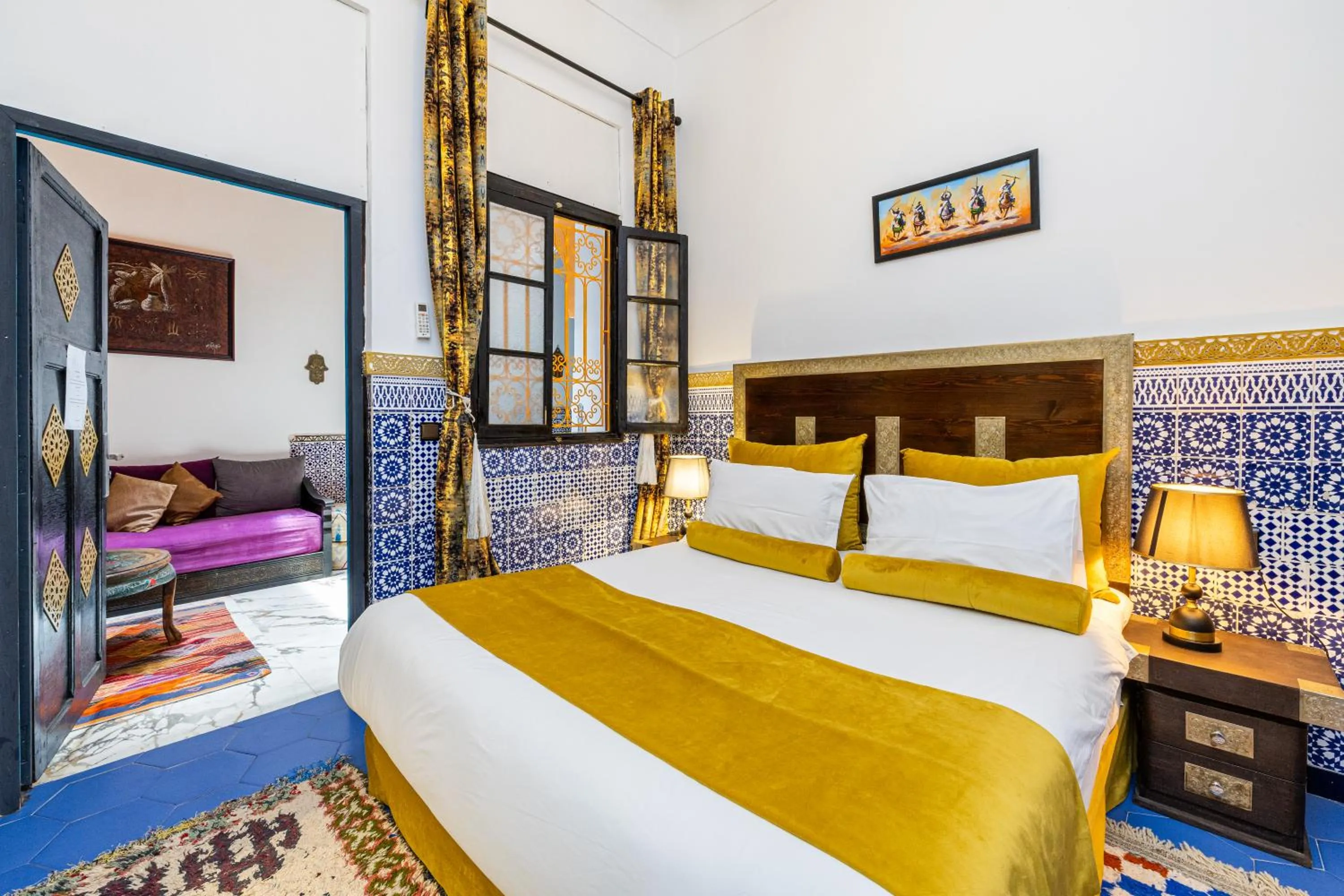 Photo of the whole room, Bed in Riad Luzia