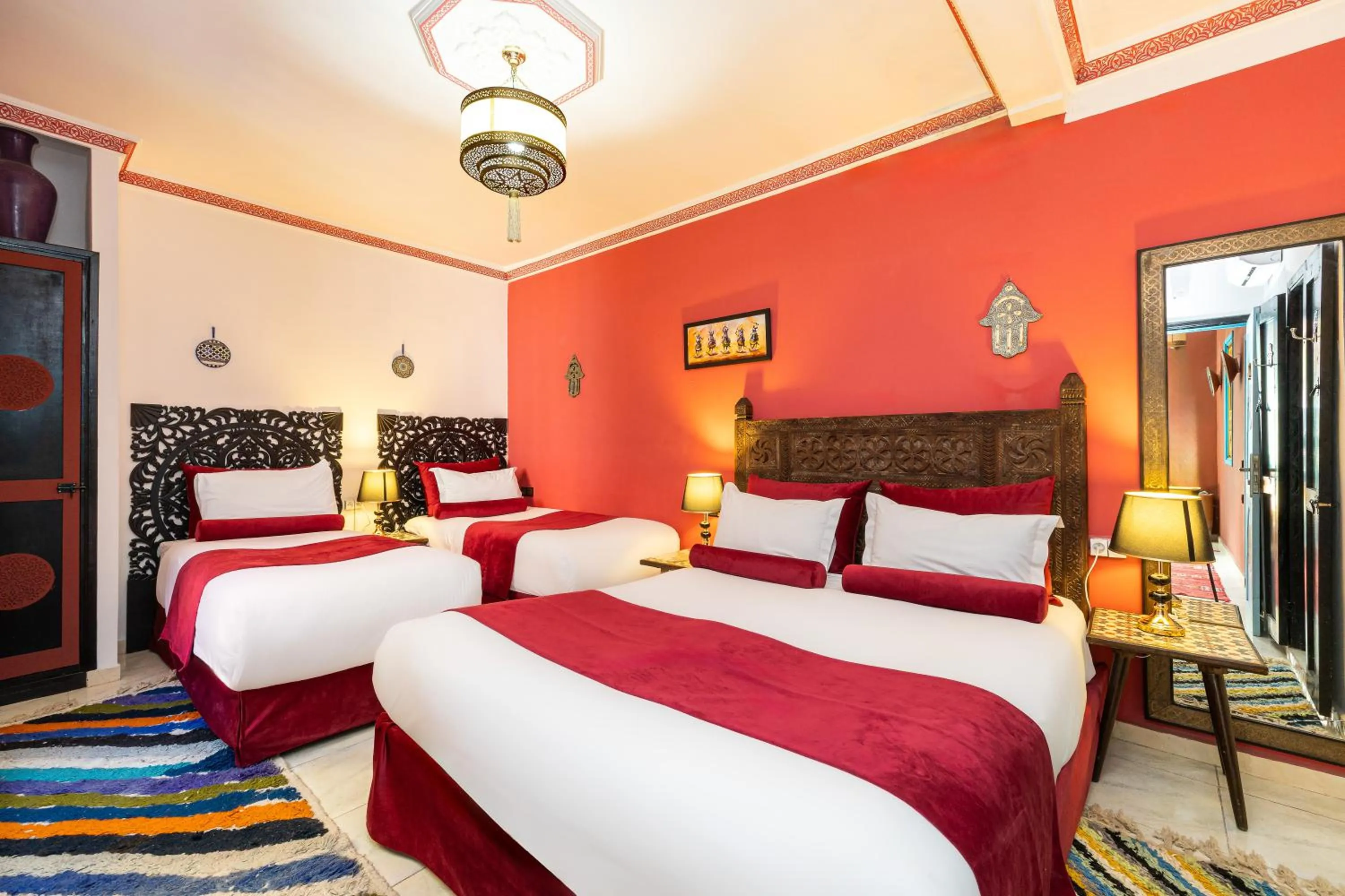 View (from property/room), Bed in Riad Luzia