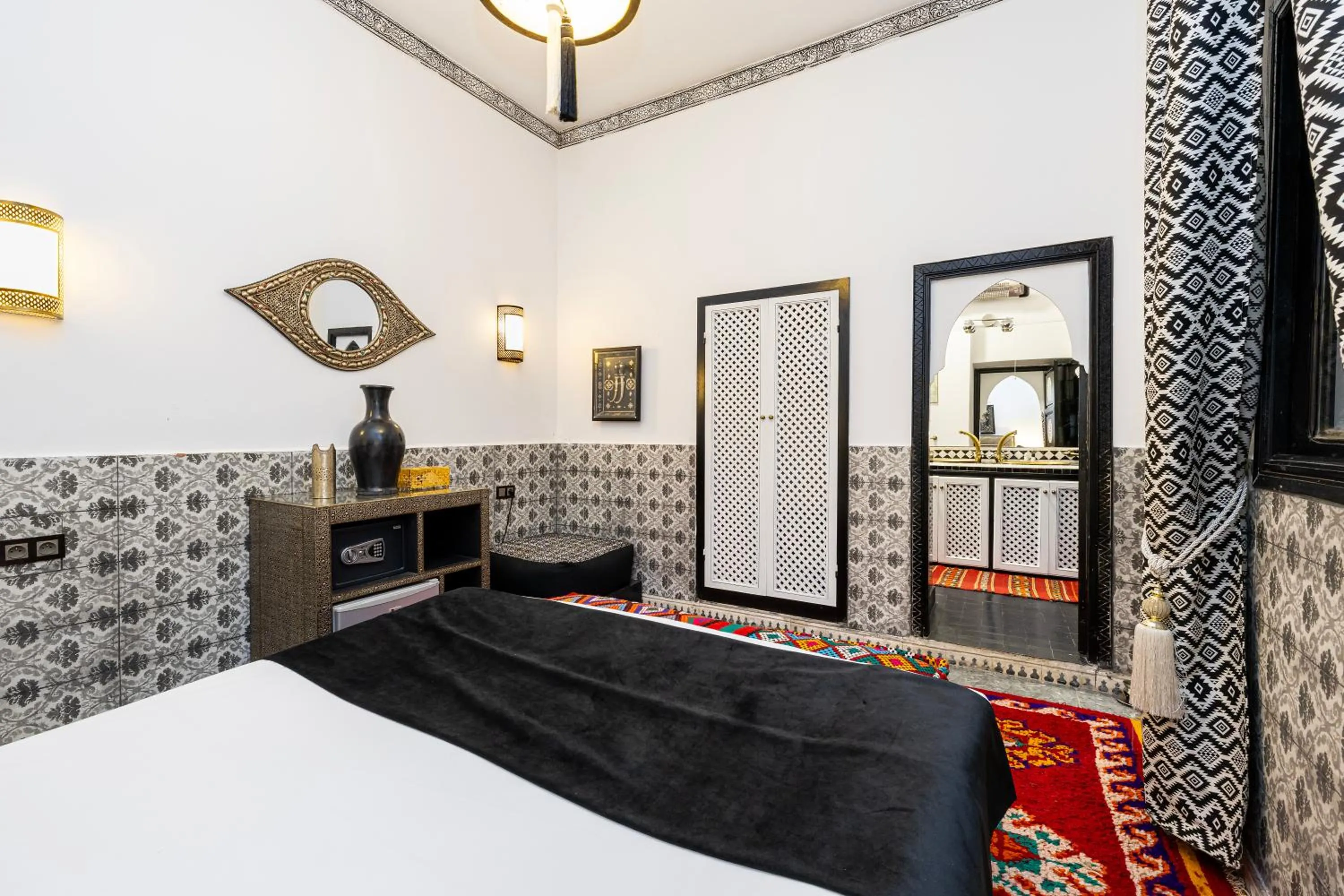 Bedroom, Bed in Riad Luzia