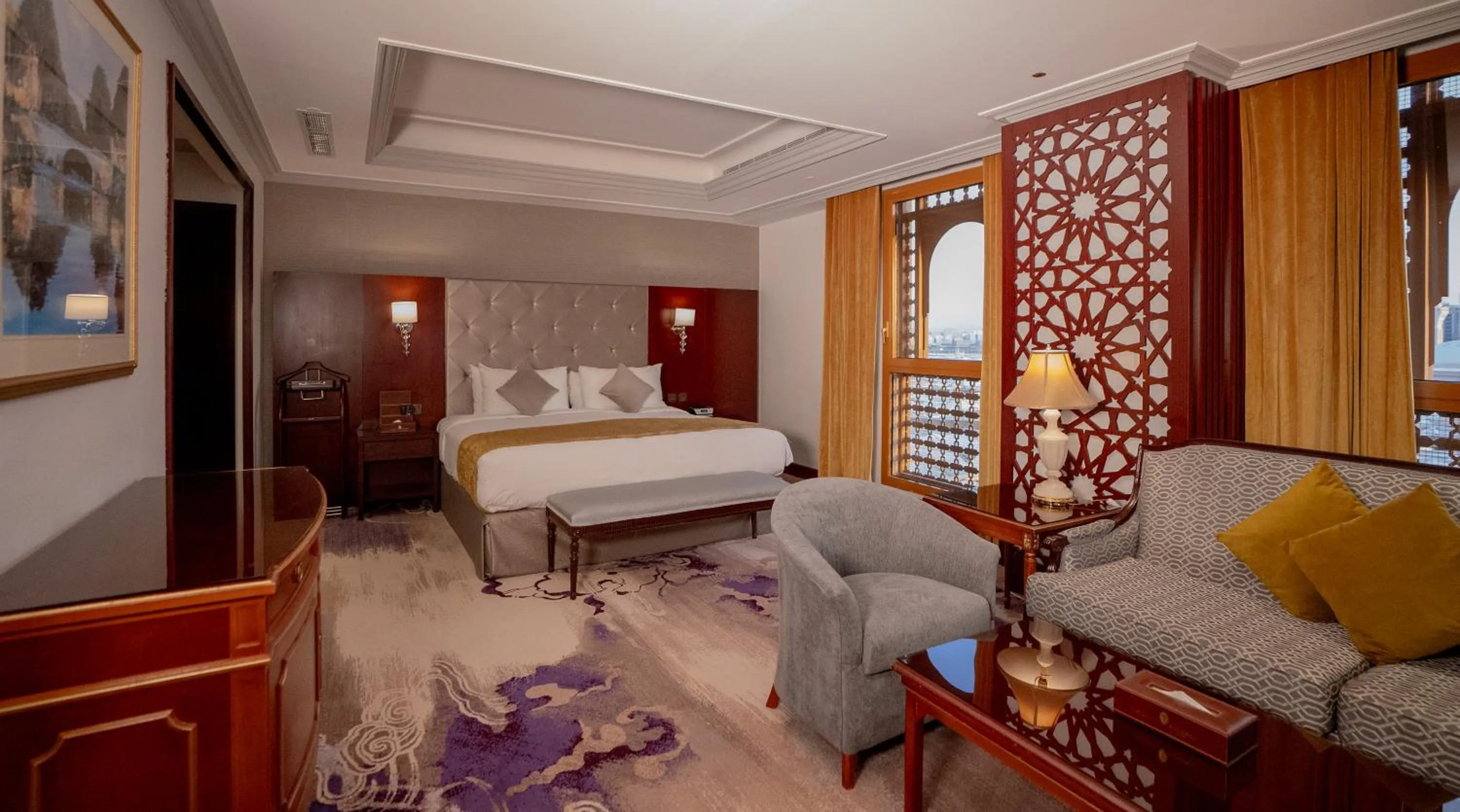 Bed in Dar Al Taqwa Hotel