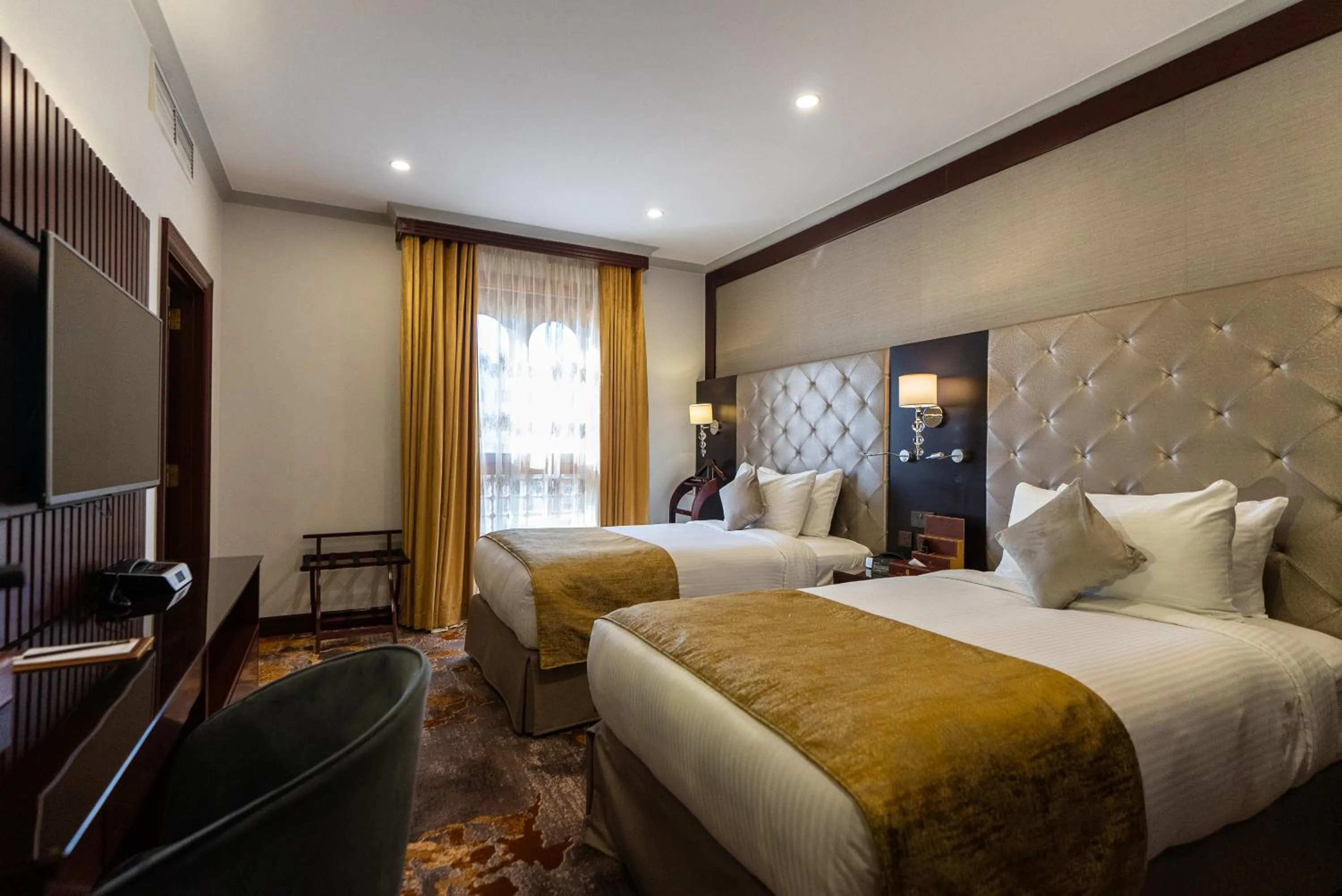 Bed in Dar Al Taqwa Hotel