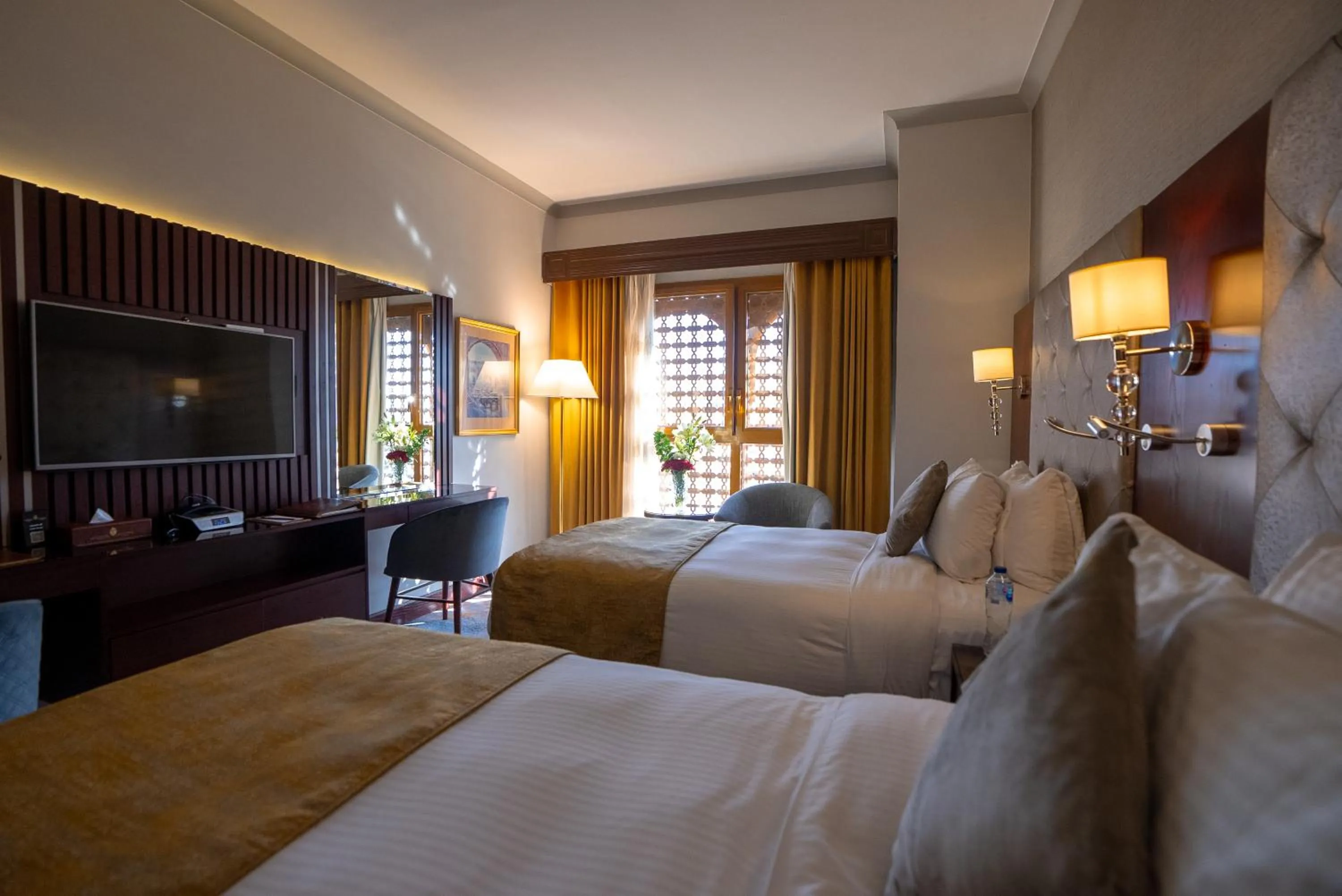 Bed in Dar Al Taqwa Hotel