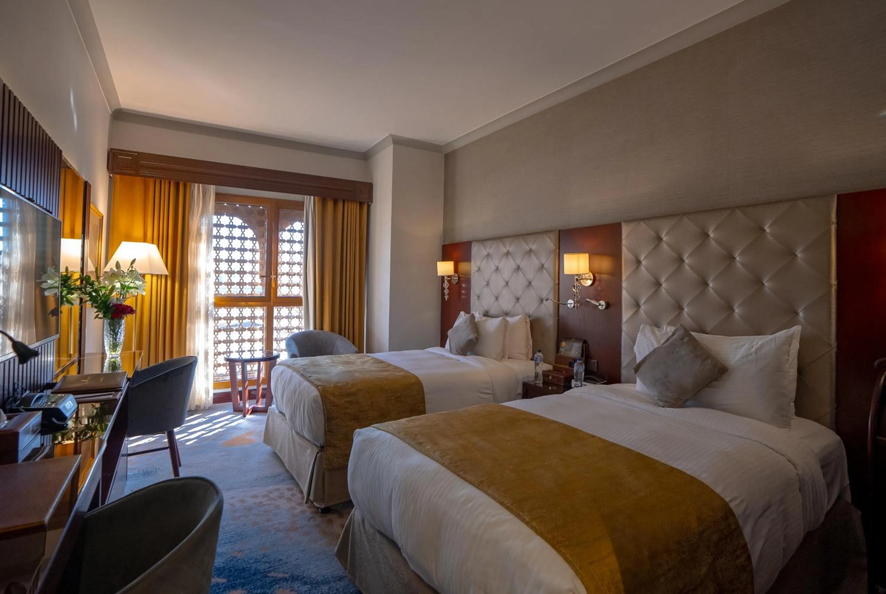 Bed in Dar Al Taqwa Hotel