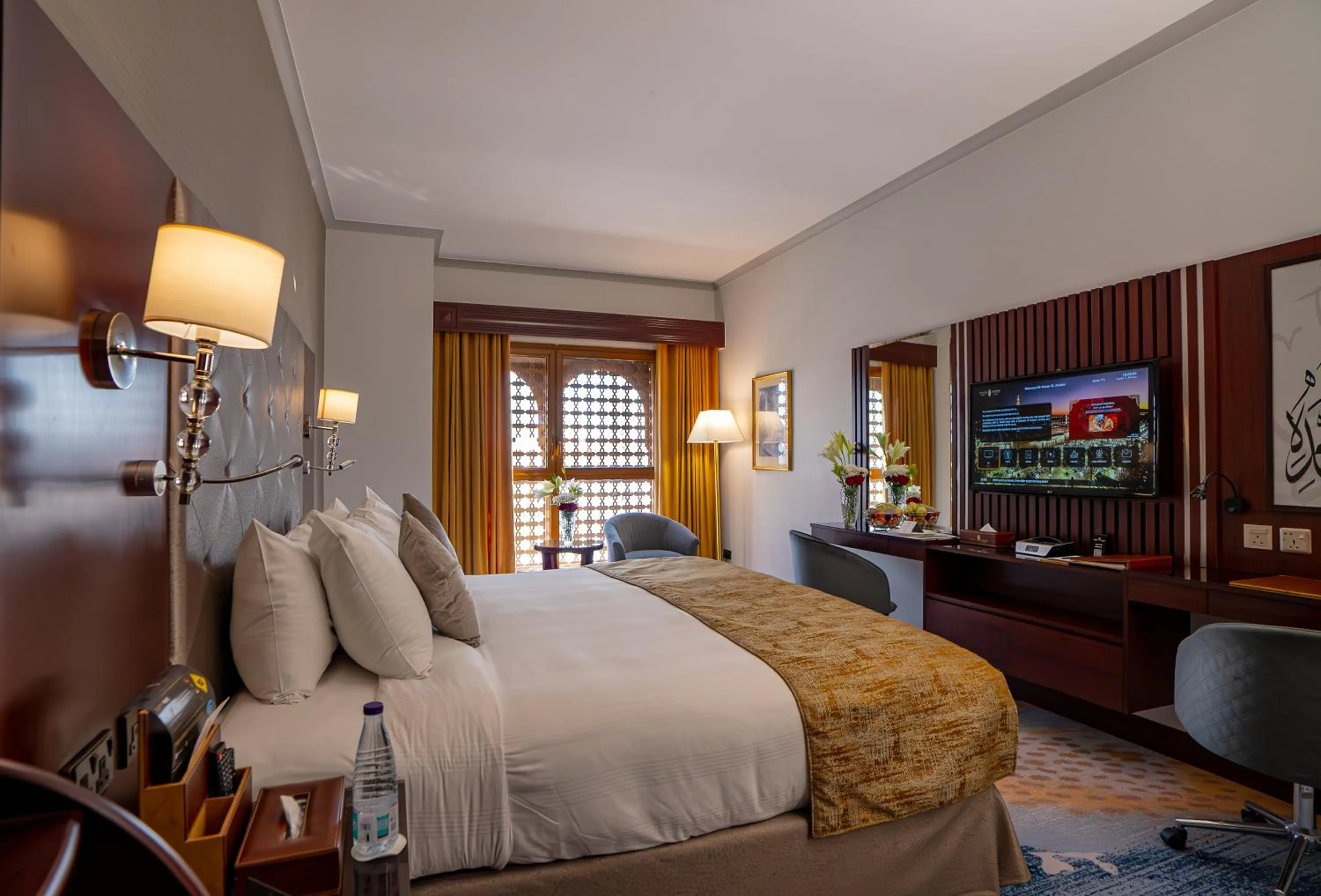 Bed in Dar Al Taqwa Hotel