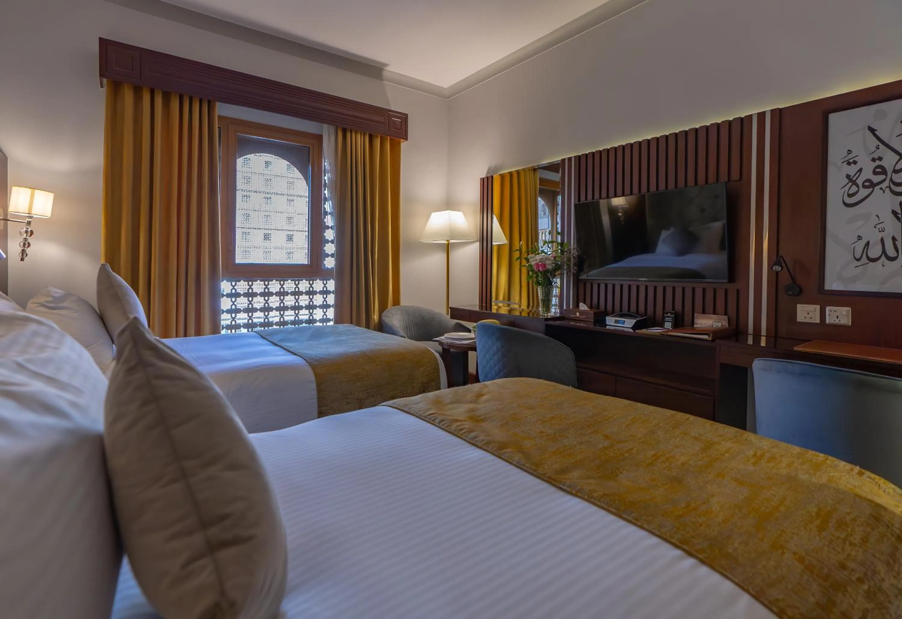 Bed in Dar Al Taqwa Hotel