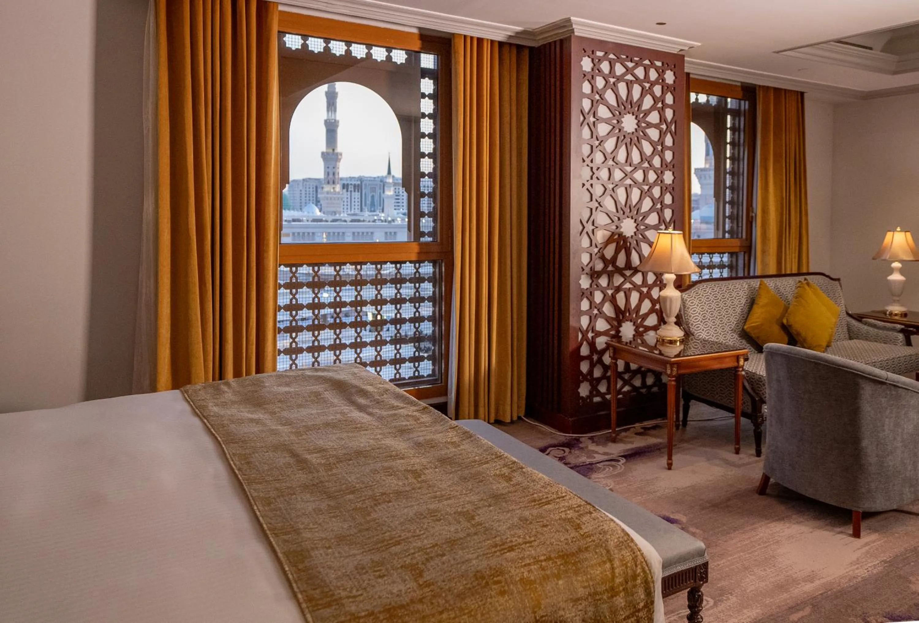 Bed in Dar Al Taqwa Hotel