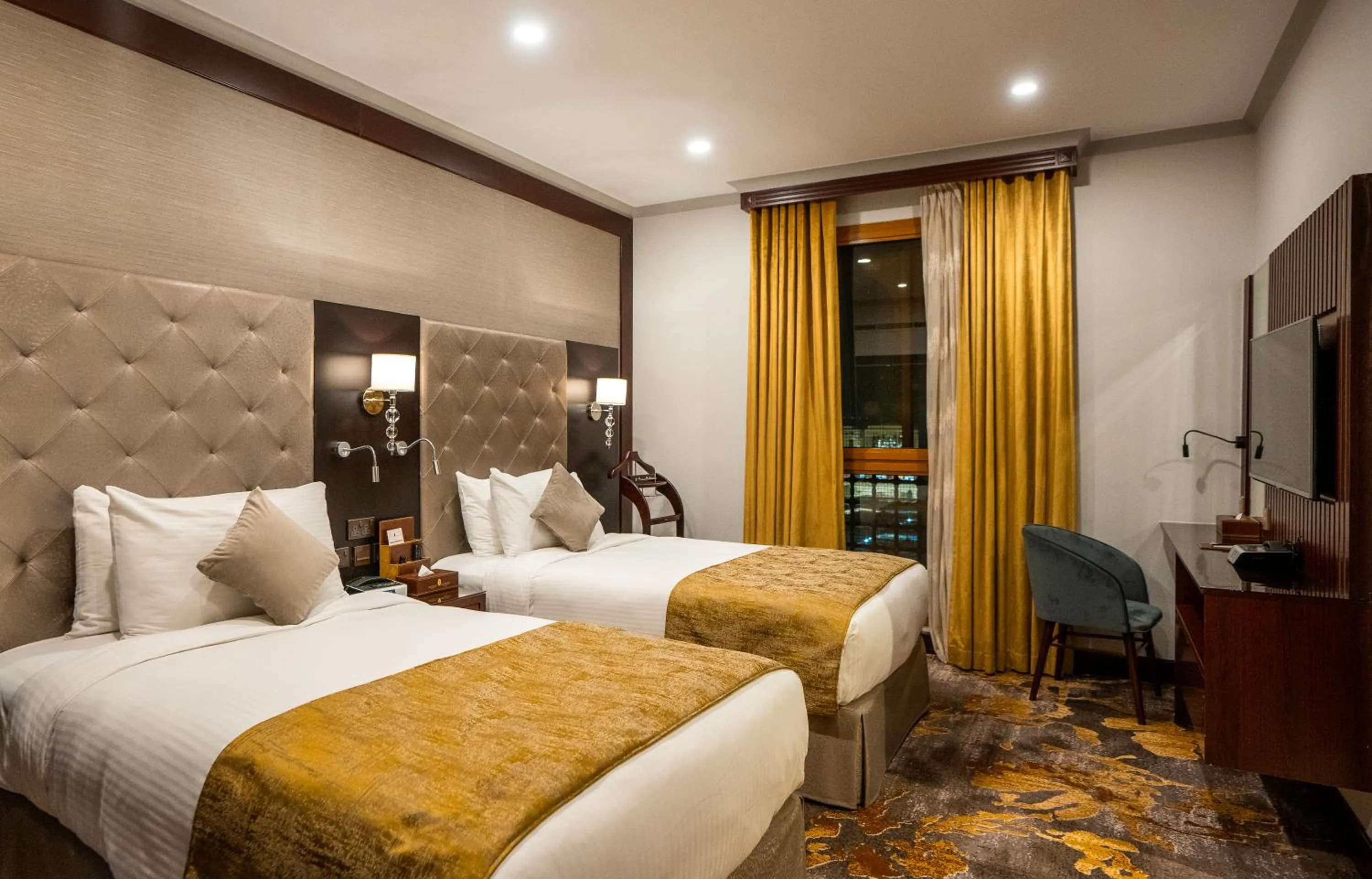 Bed in Dar Al Taqwa Hotel