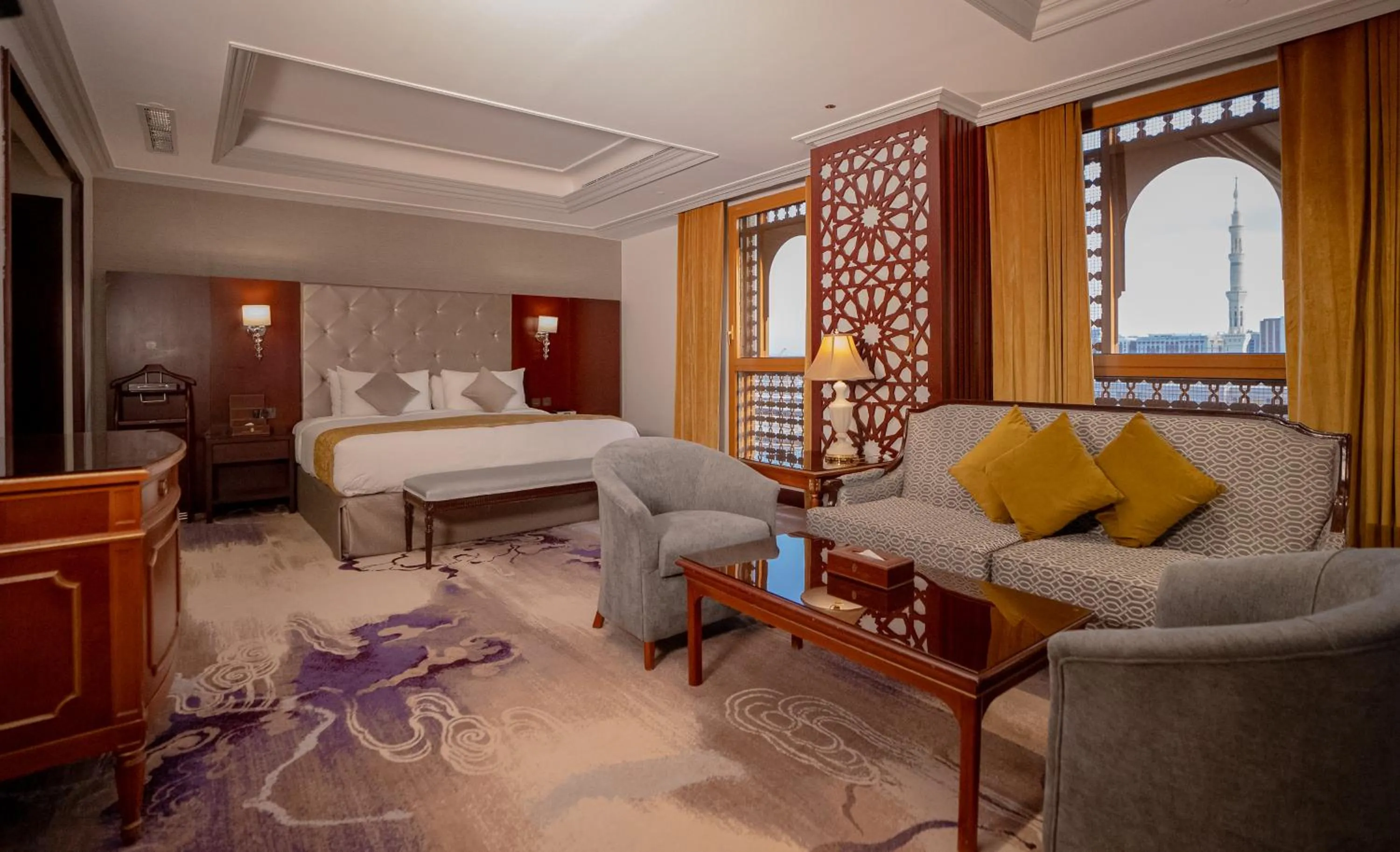 Bed in Dar Al Taqwa Hotel