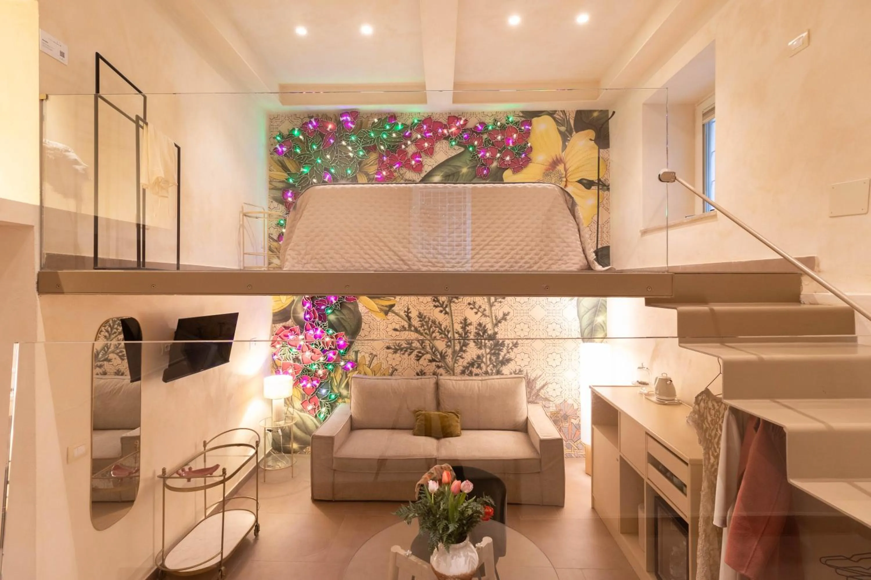 Bedroom in Palazzo Natoli Boutique Hotel