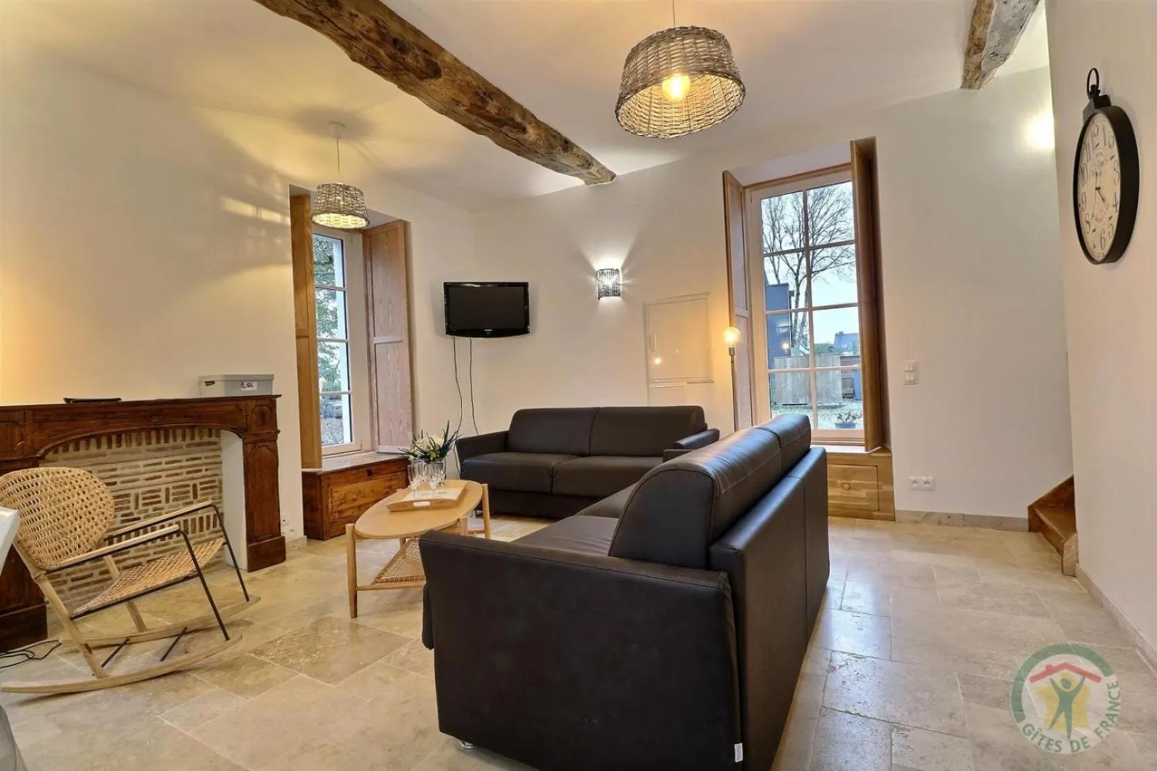Living room in Chateau des Fontenelles