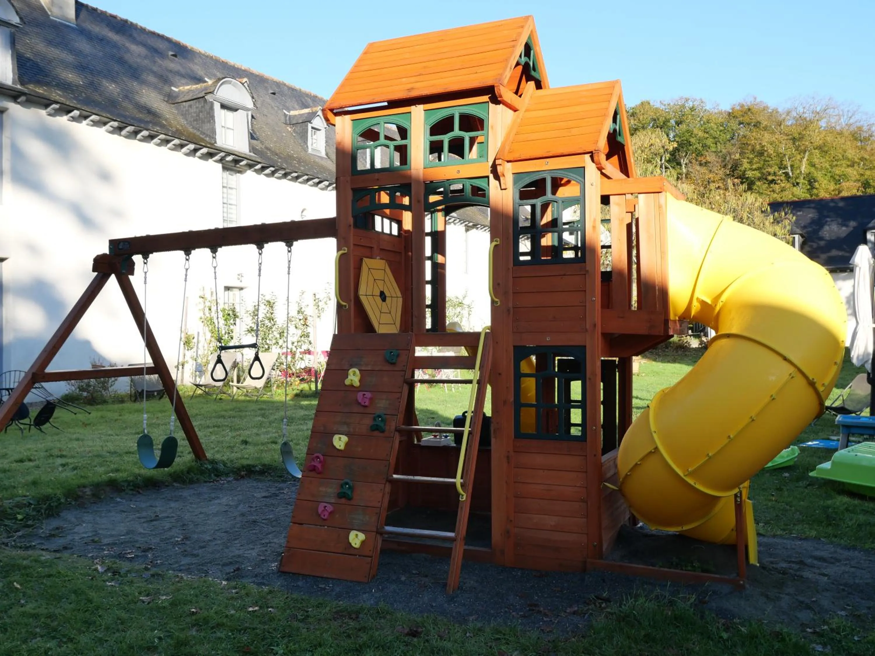 Children play ground in Chateau des Fontenelles