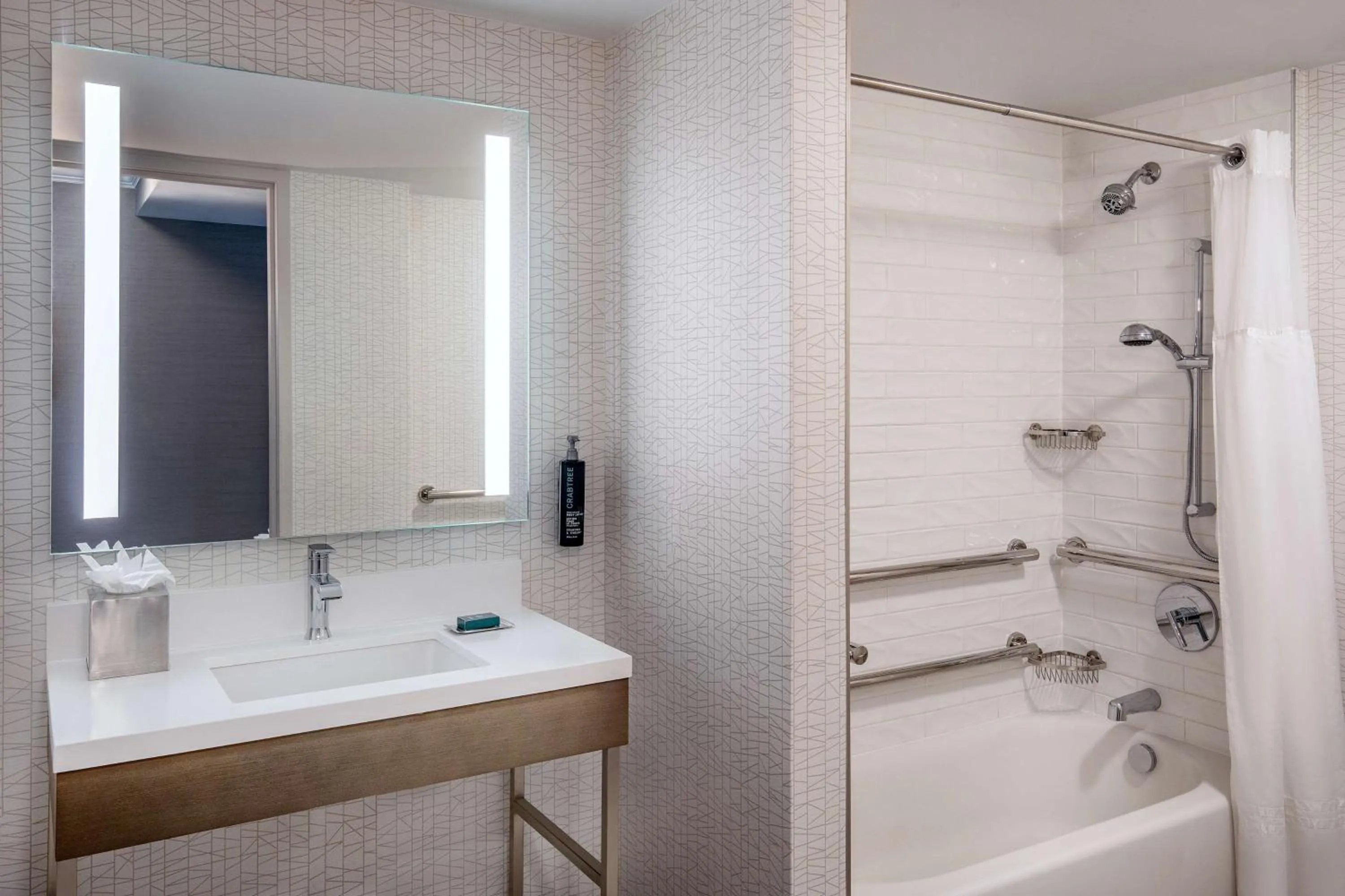 Bathroom in DoubleTree by Hilton Hotel and Conference Center Chicago North Shore