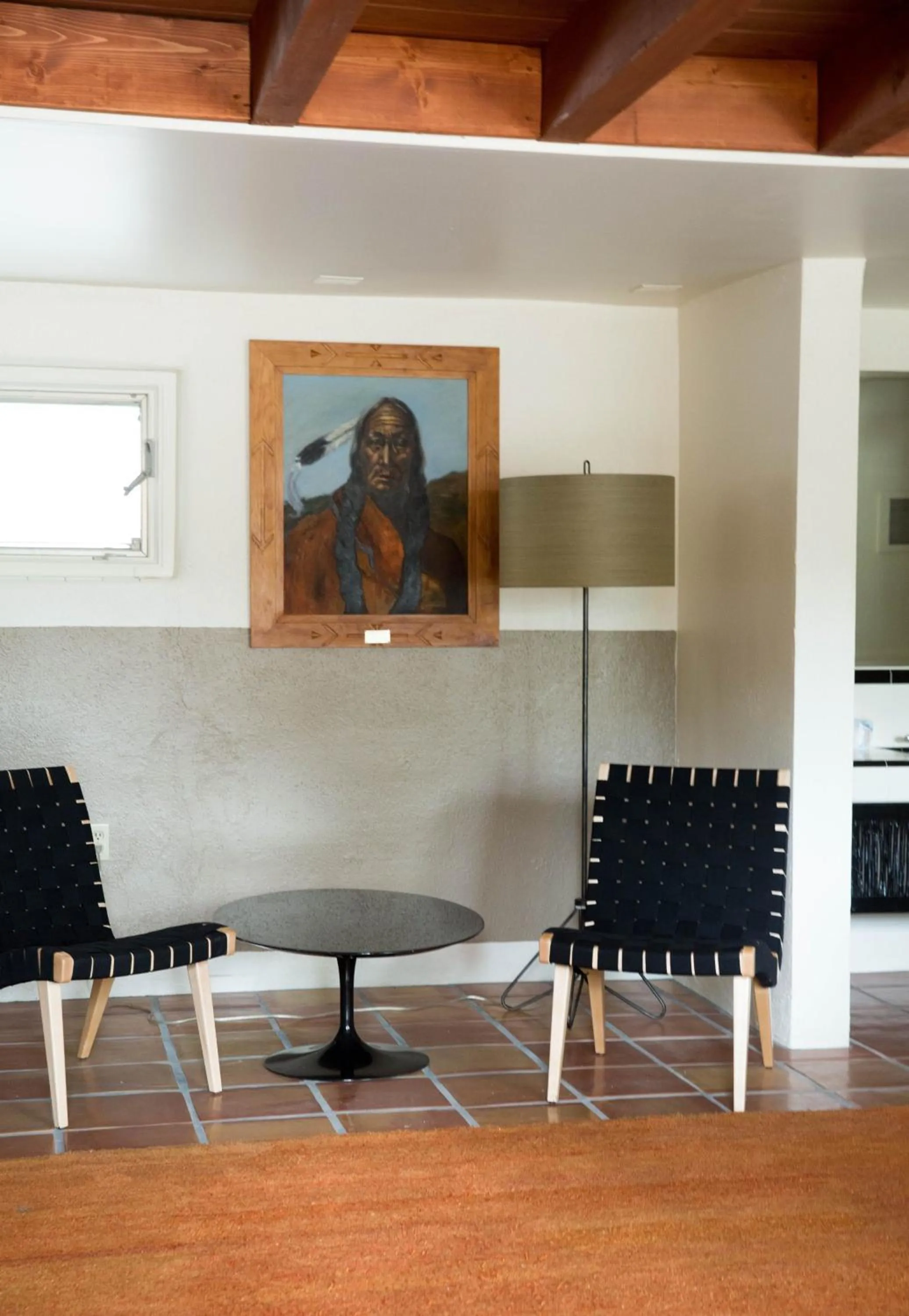 Living room in El Rey Court