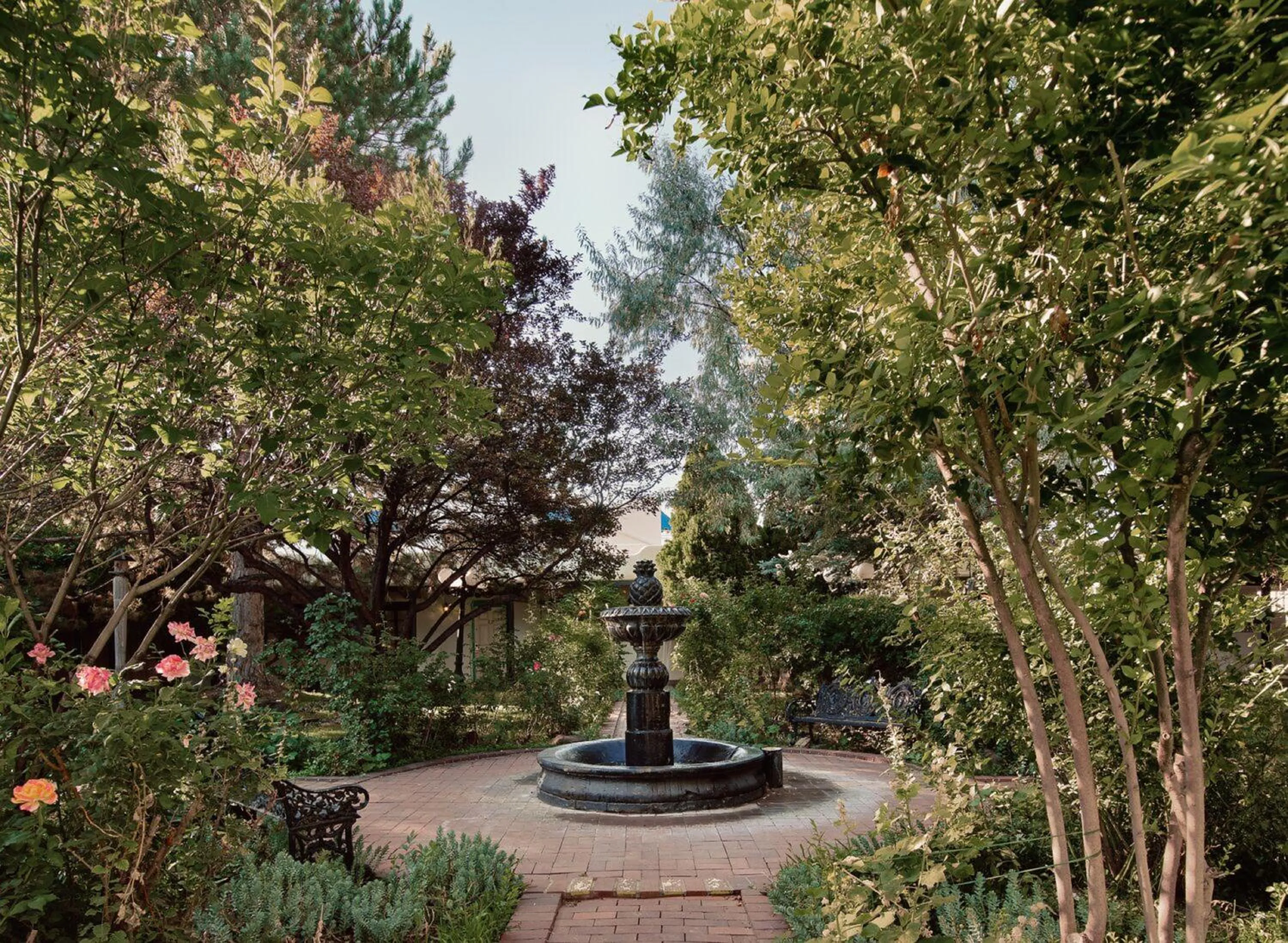 Garden in El Rey Court