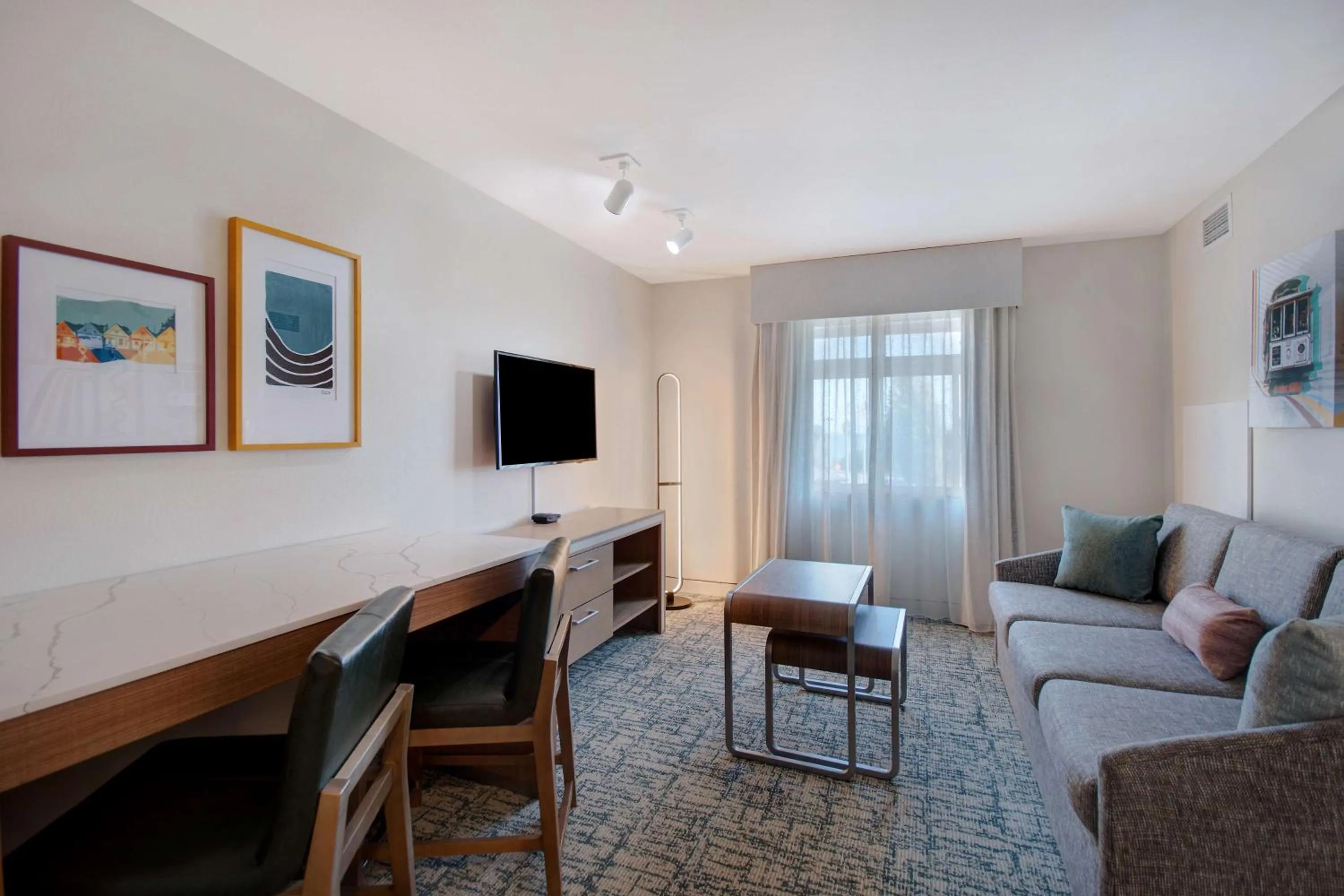 Living room in Homewood Suites by Hilton San Francisco Airport North California