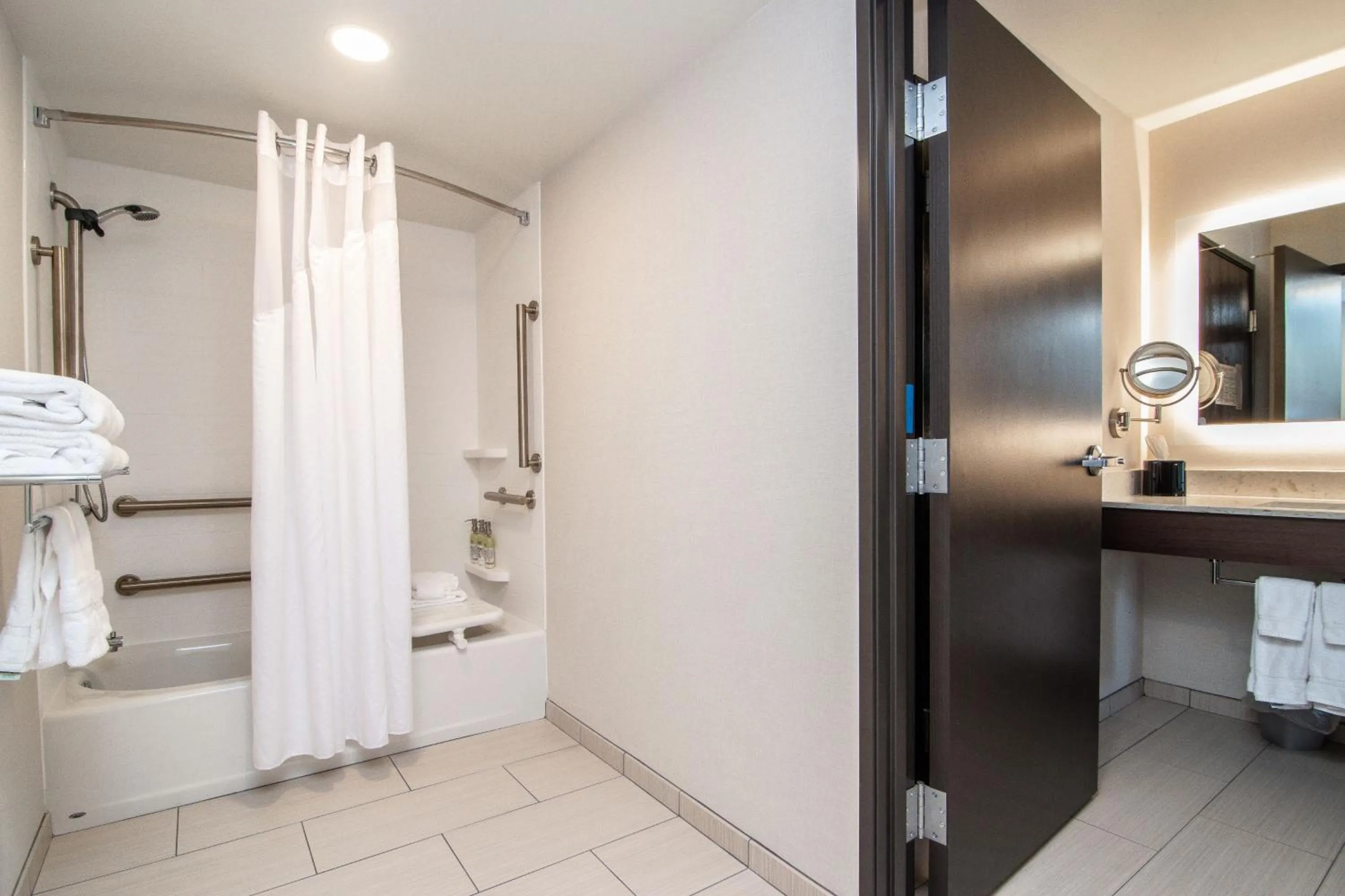 Bathroom in Holiday Inn Express Spokane-Downtown by IHG