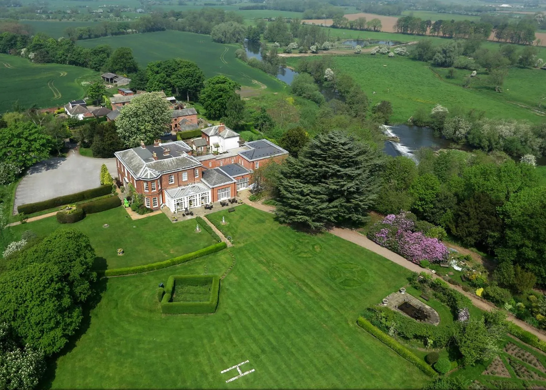 Bird's eye view in Dovecliff Hall Hotel
