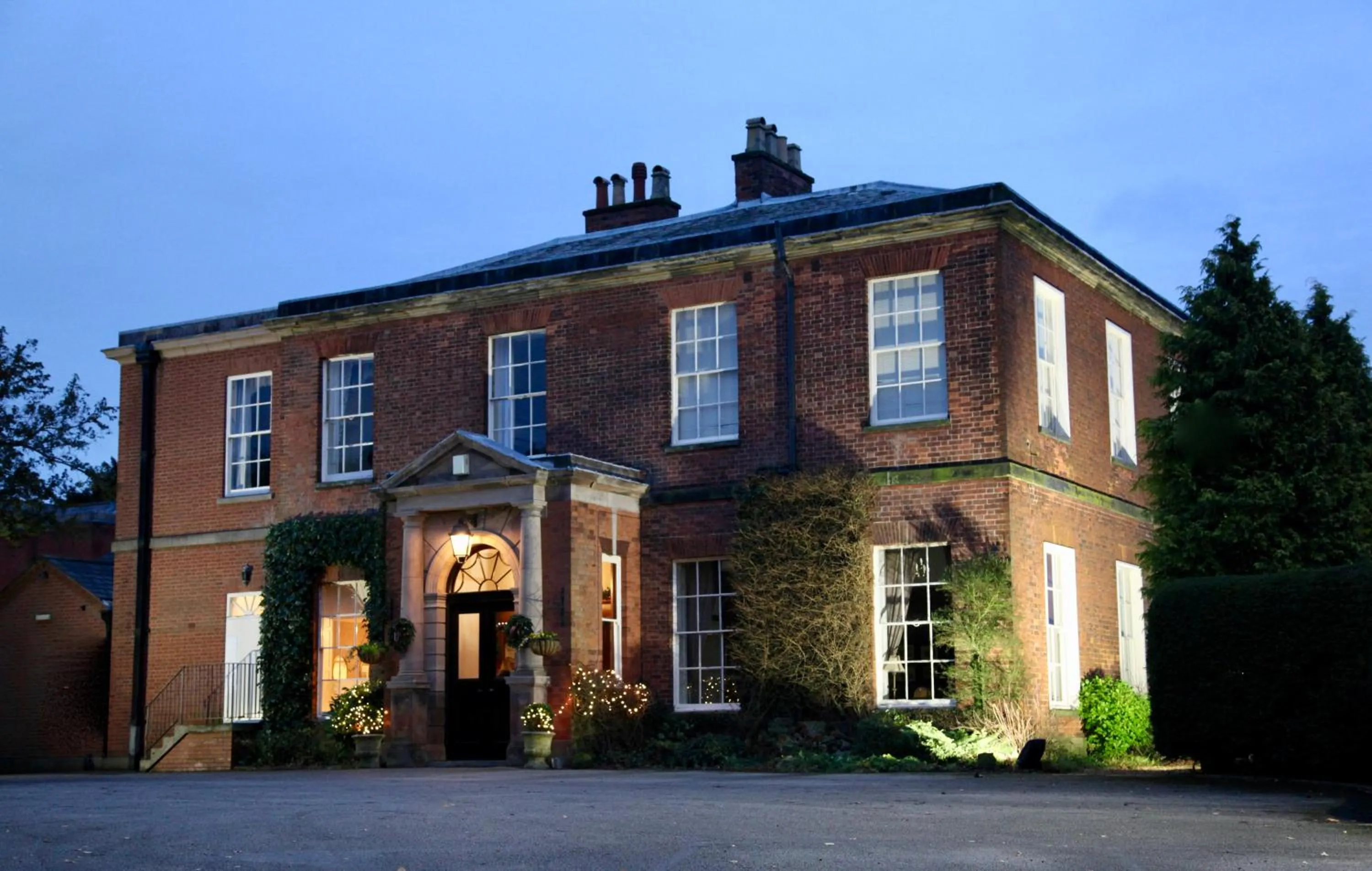 Facade/entrance in Dovecliff Hall Hotel