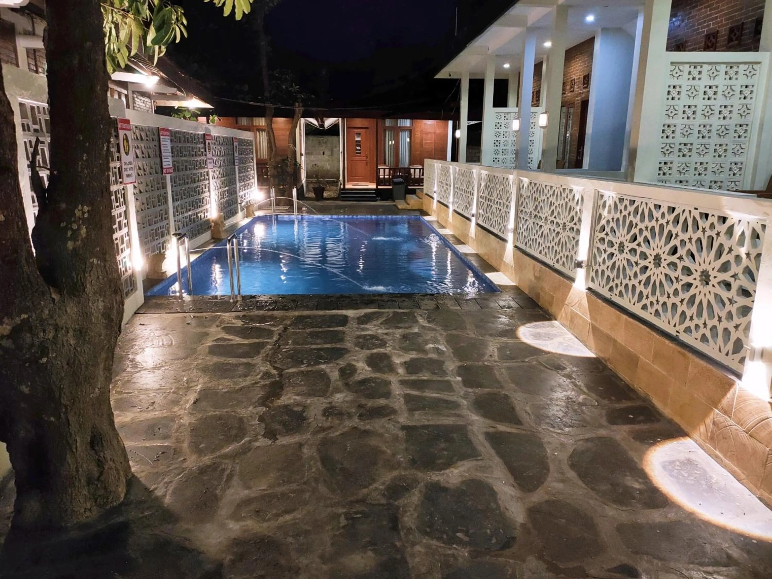 Swimming pool in The Royal Joglo