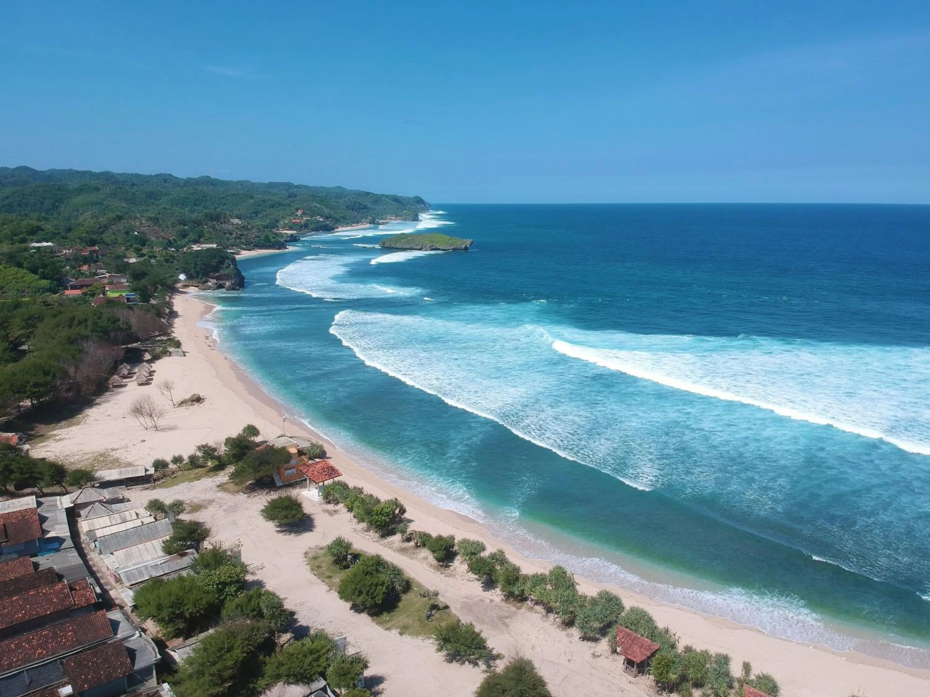 Beach in The Royal Joglo
