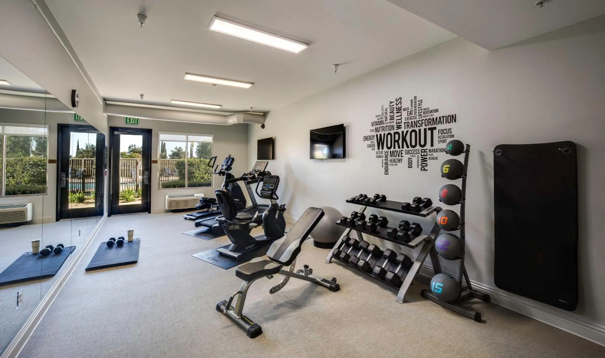 Fitness centre/facilities in Ayres Hotel Chino Hills Ontario