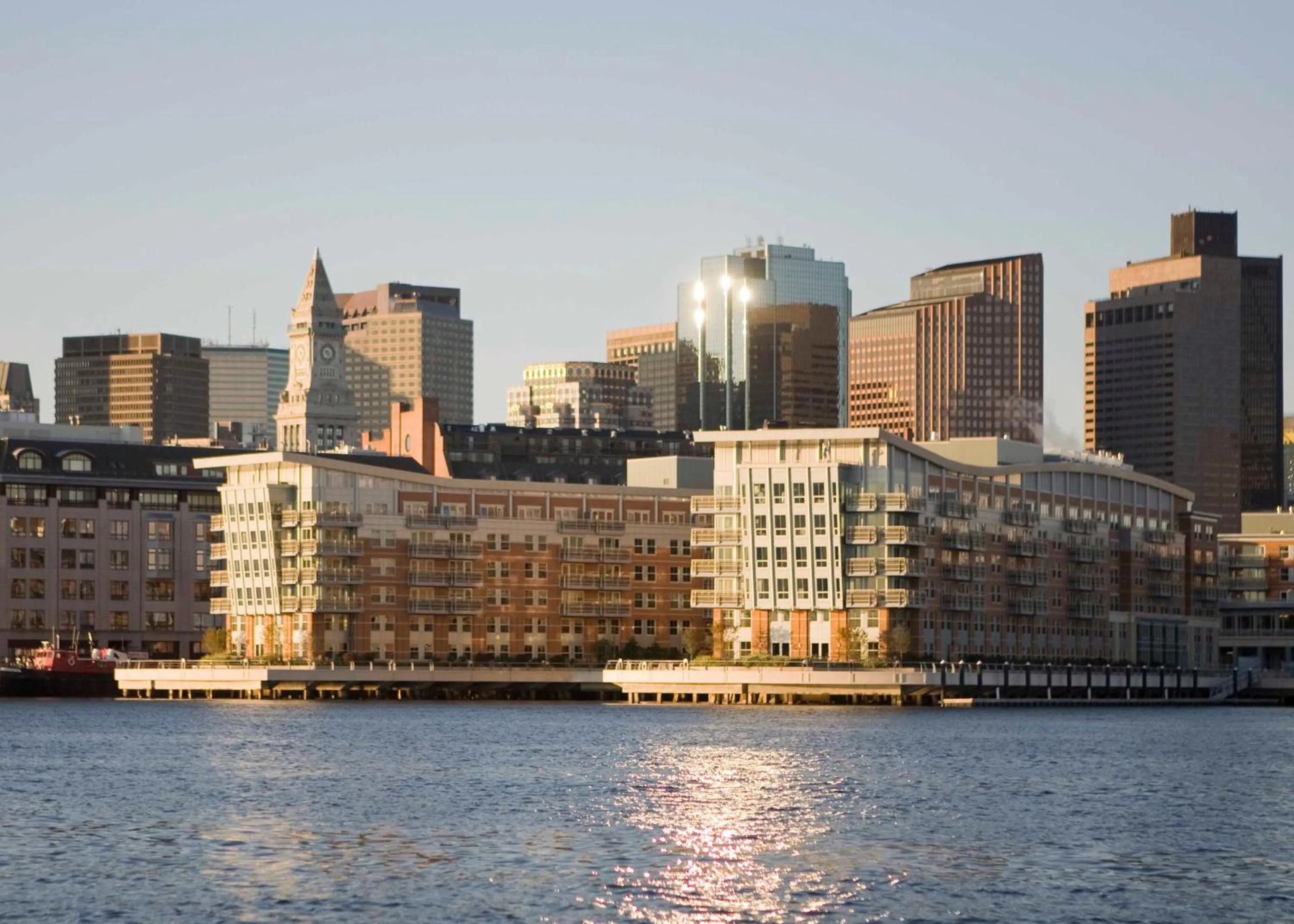 Property building in Battery Wharf Hotel, Boston Waterfront