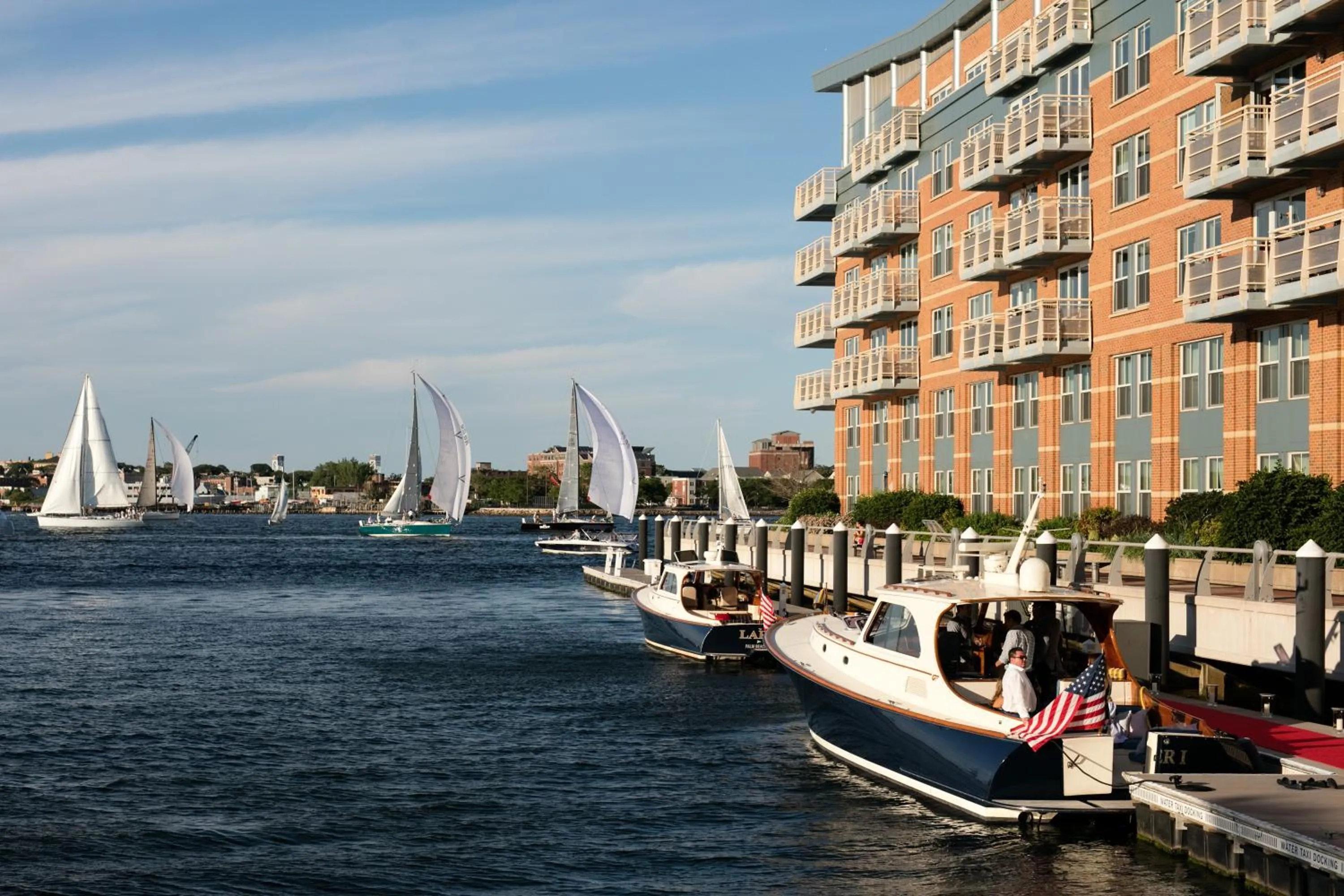 Property building in Battery Wharf Hotel, Boston Waterfront