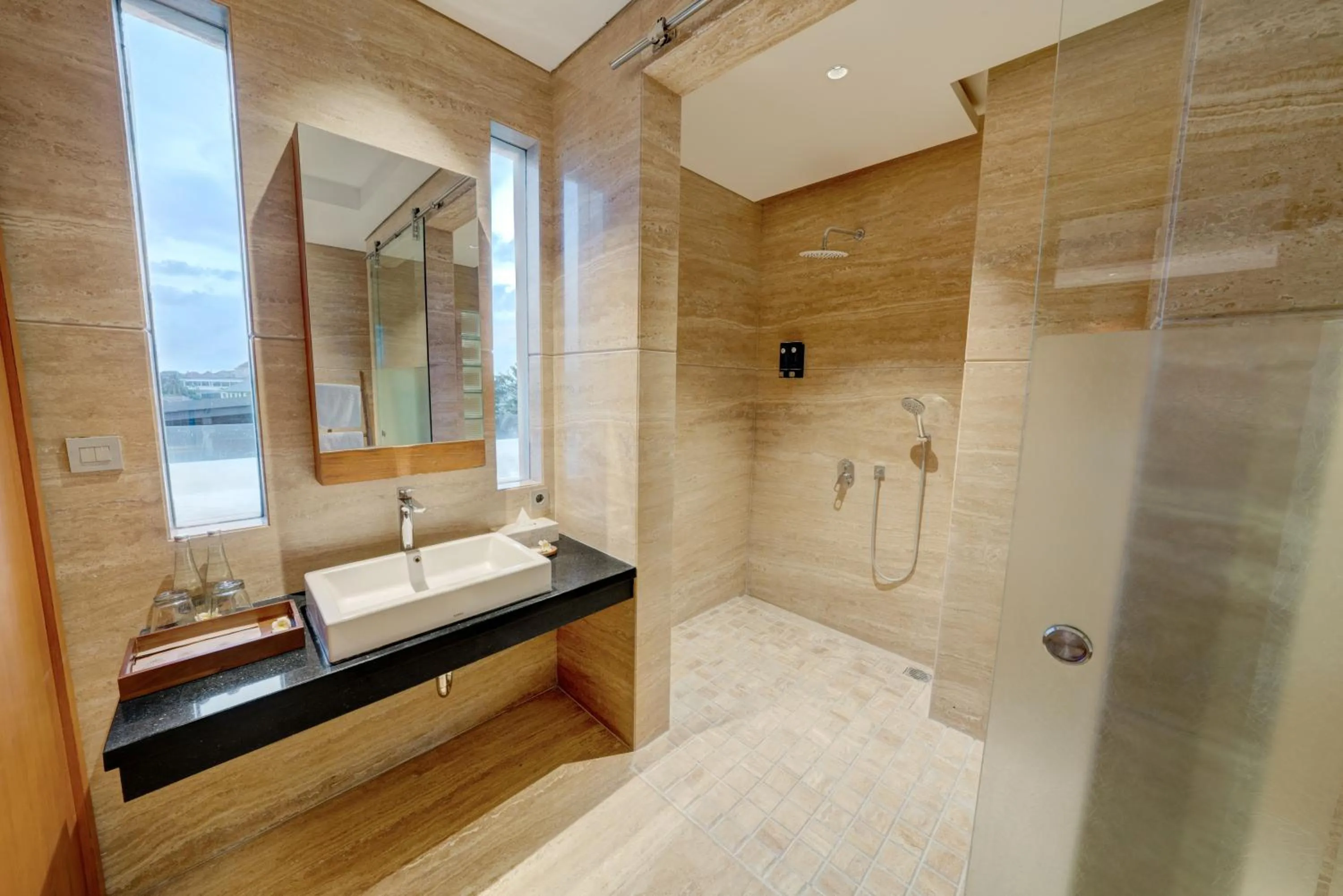 Shower in Mokko Suite Villas Umalas Bali