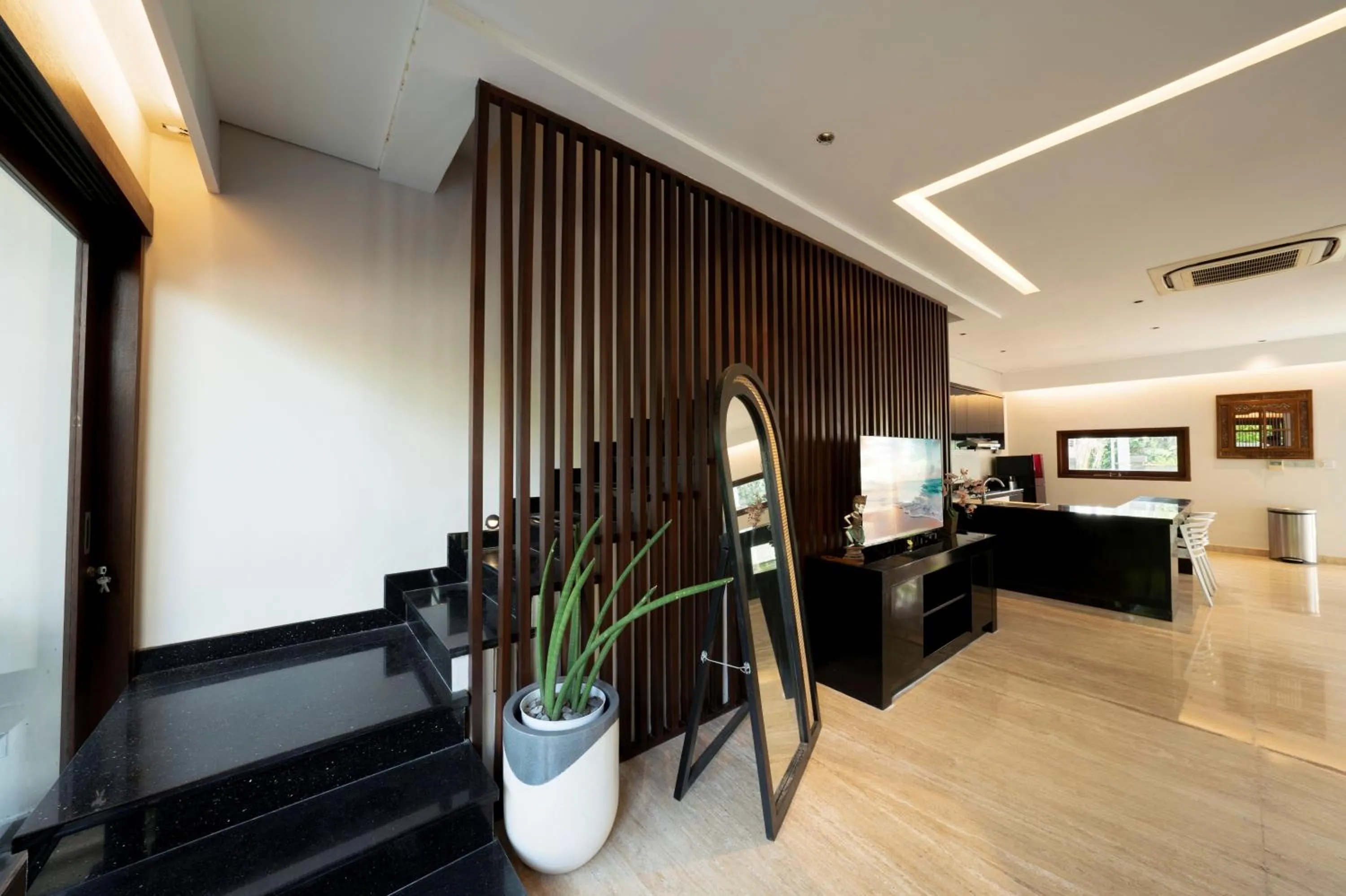 Living room in Mokko Suite Villas Umalas Bali