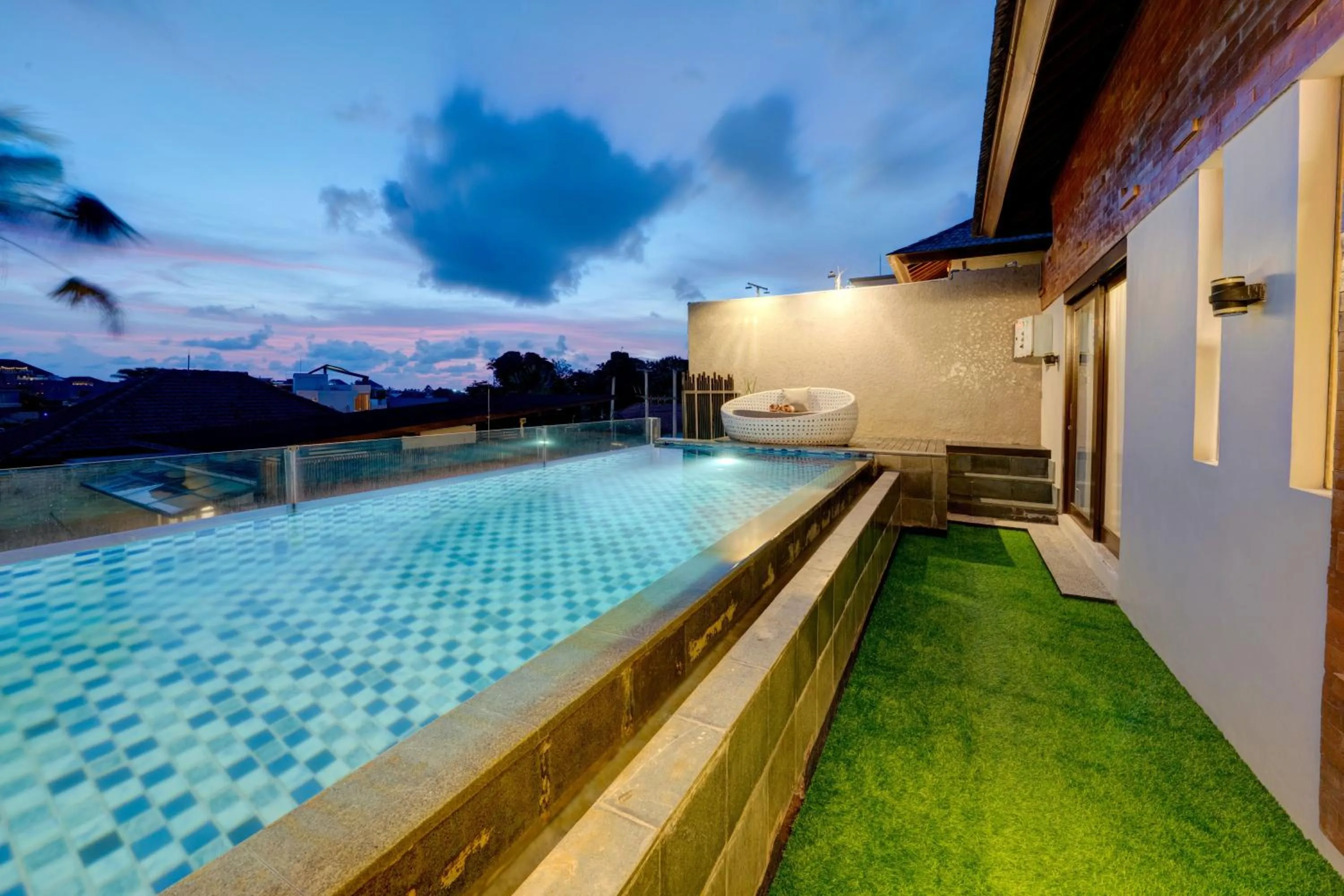 Swimming pool in Mokko Suite Villas Umalas Bali
