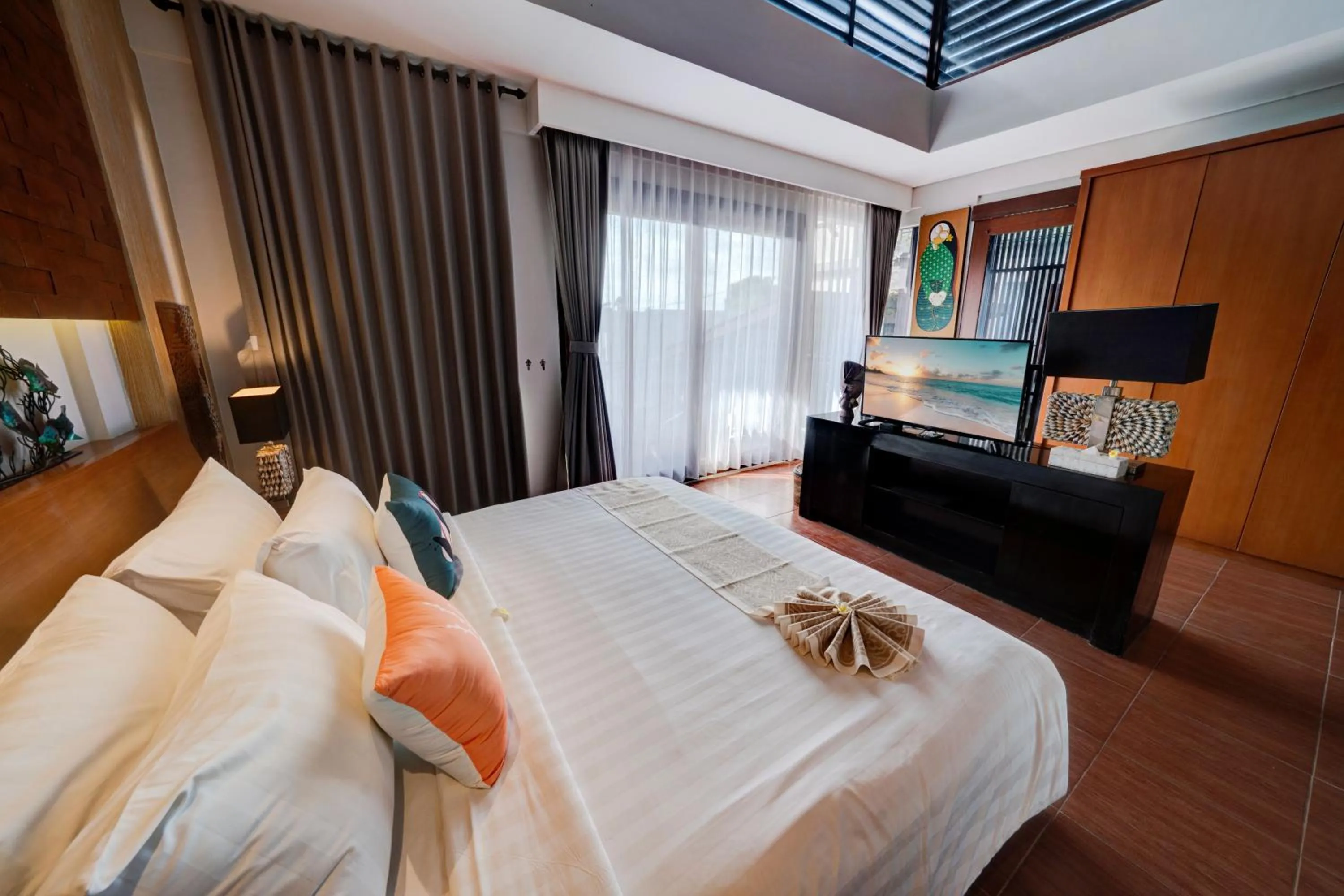Bed in Mokko Suite Villas Umalas Bali
