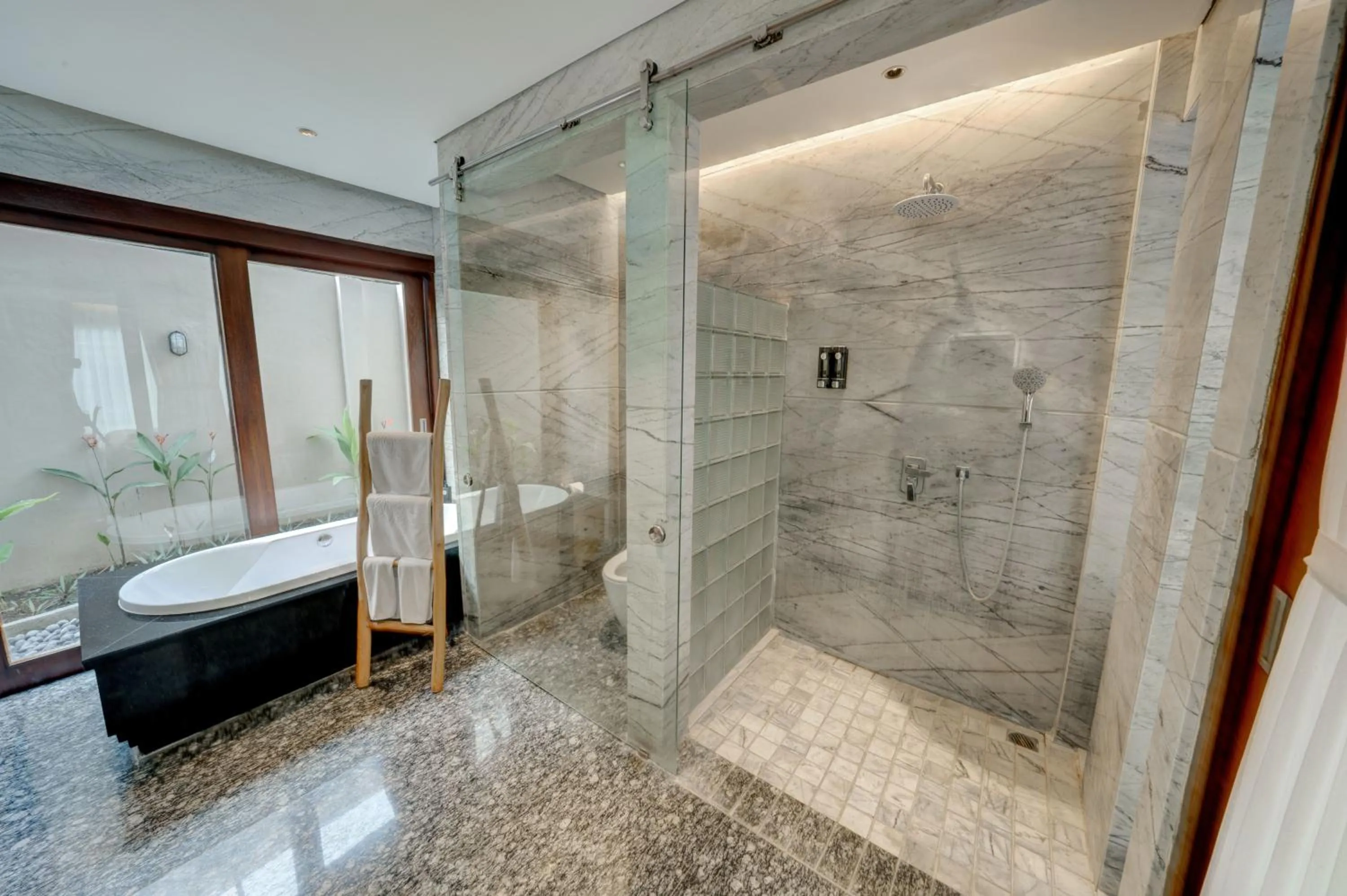 Shower in Mokko Suite Villas Umalas Bali