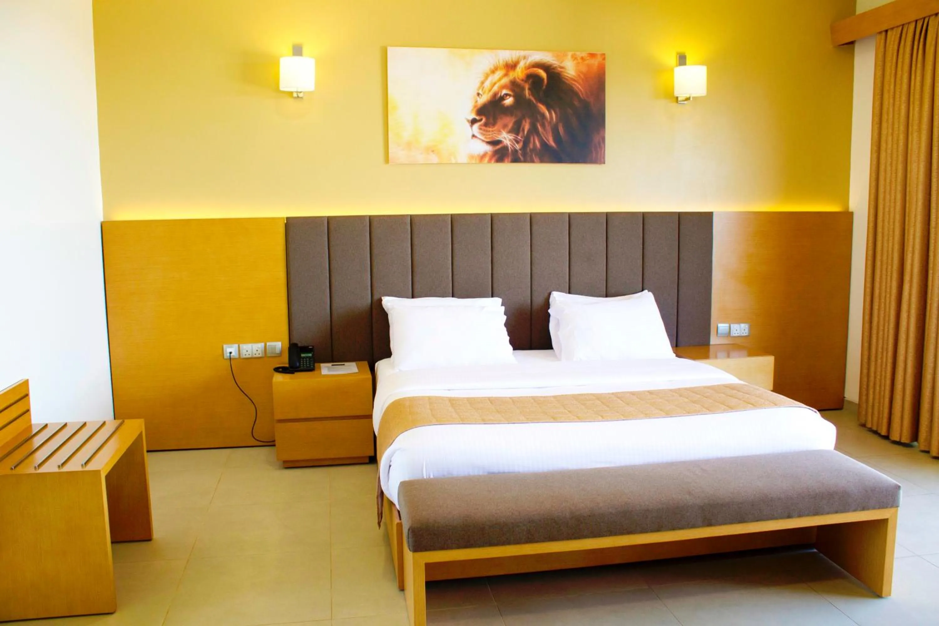 Bed in K Hotels Entebbe