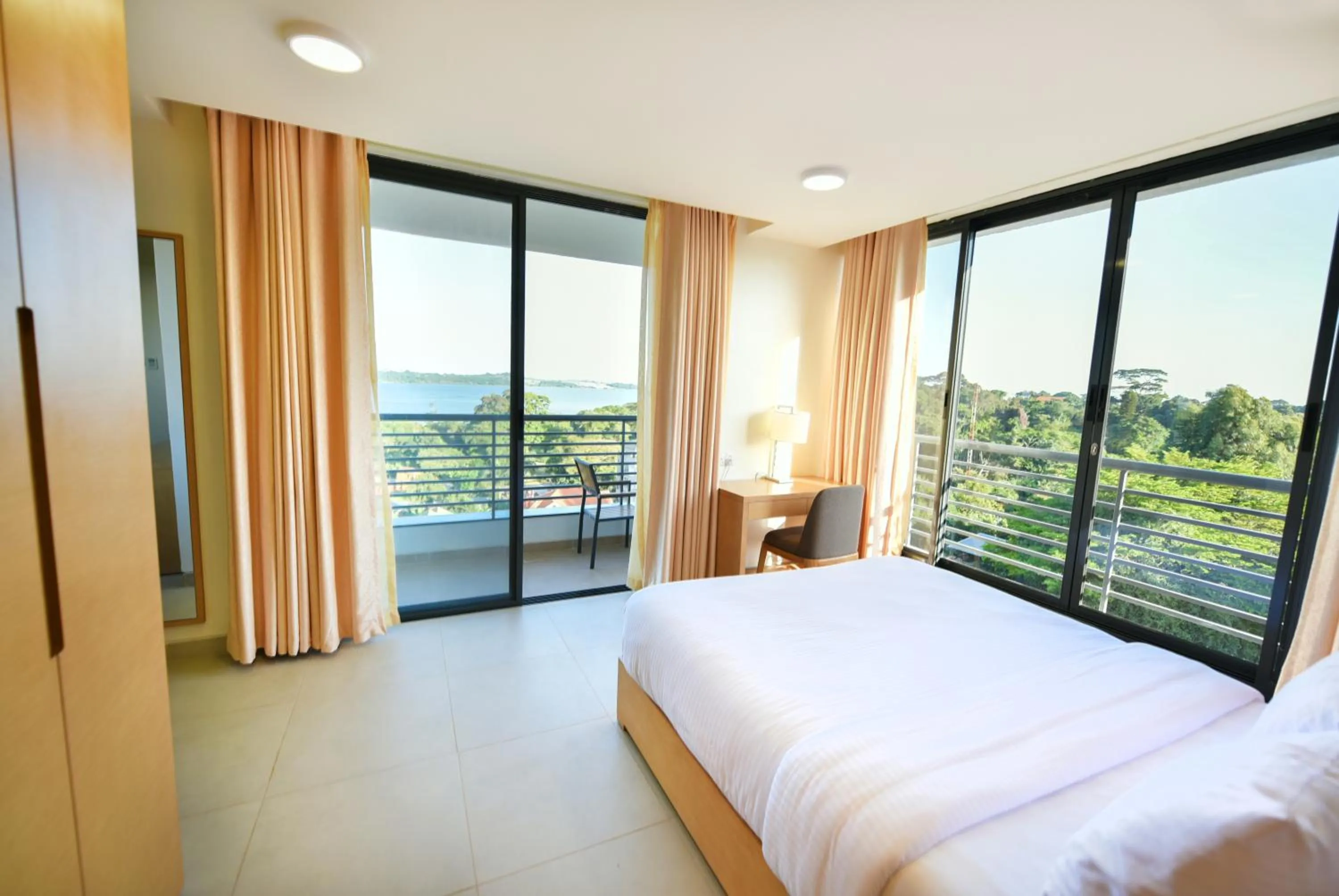 Photo of the whole room, Bed in K Hotels Entebbe