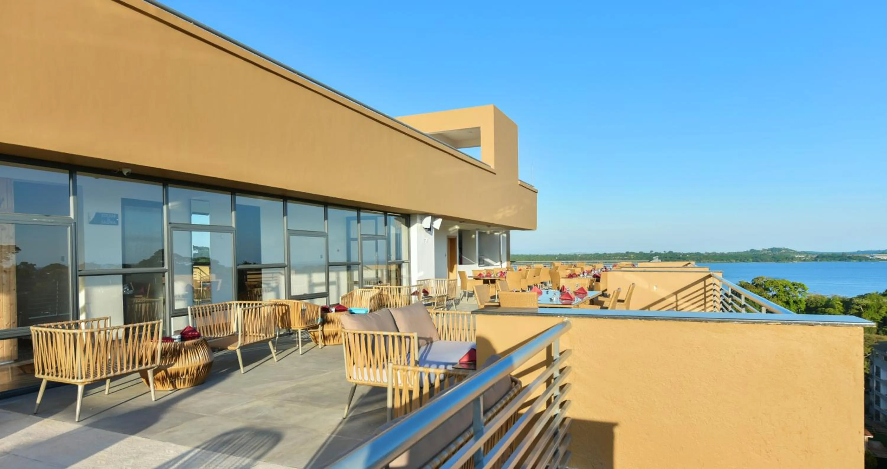 Balcony/Terrace in K Hotels Entebbe