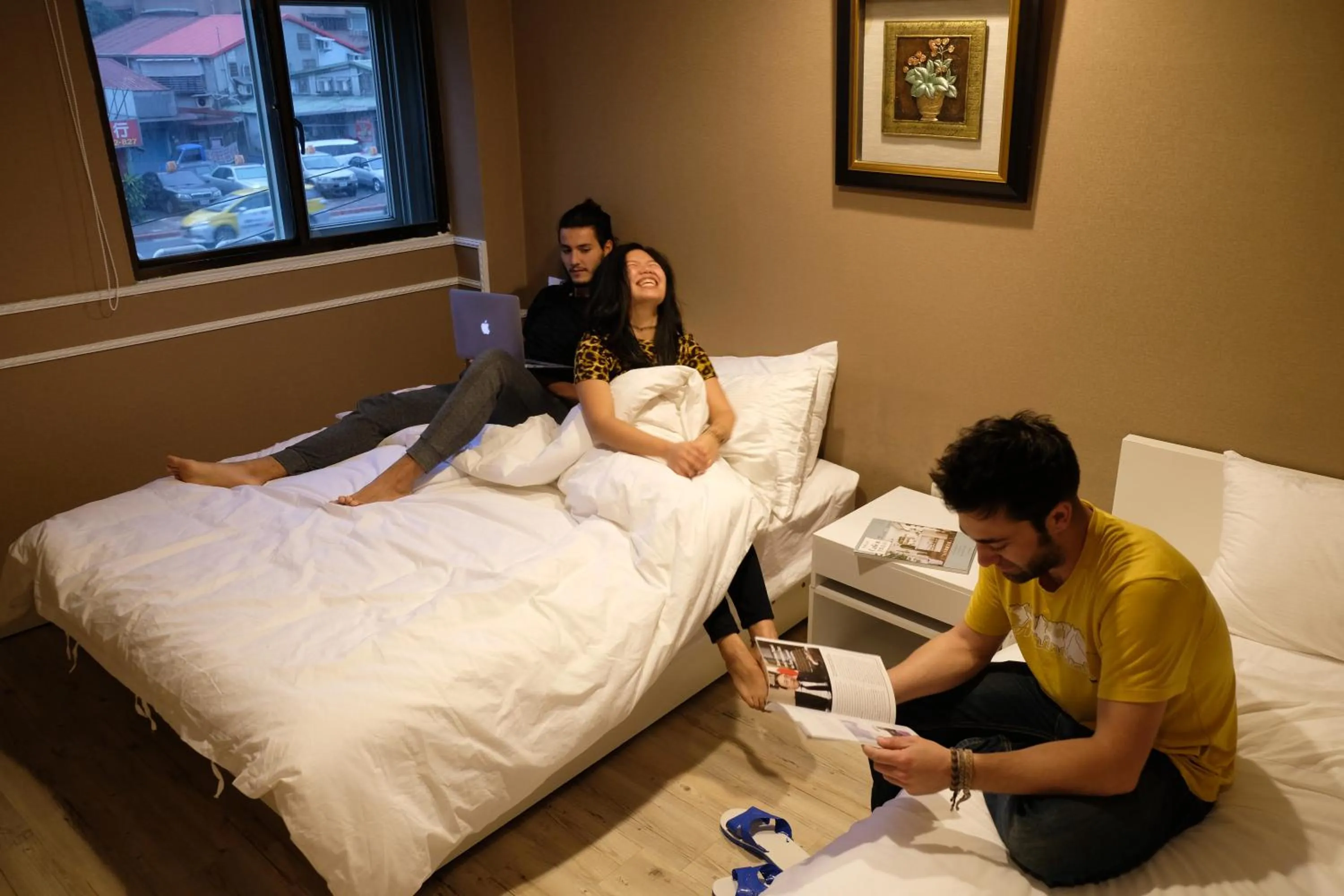 Bed in May Rooms Taipei NTU