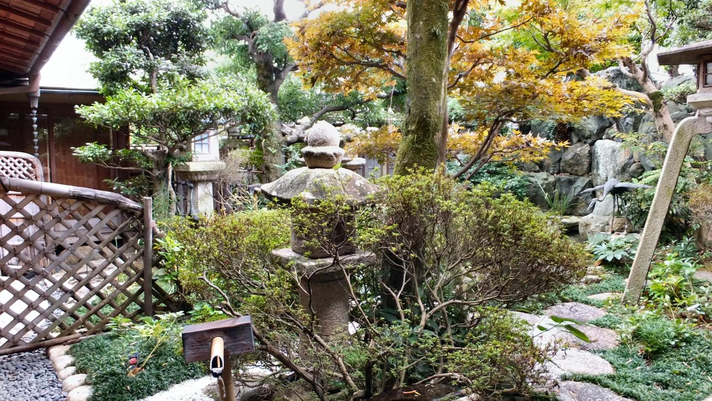 Garden view in Ise Todaya Ryoan
