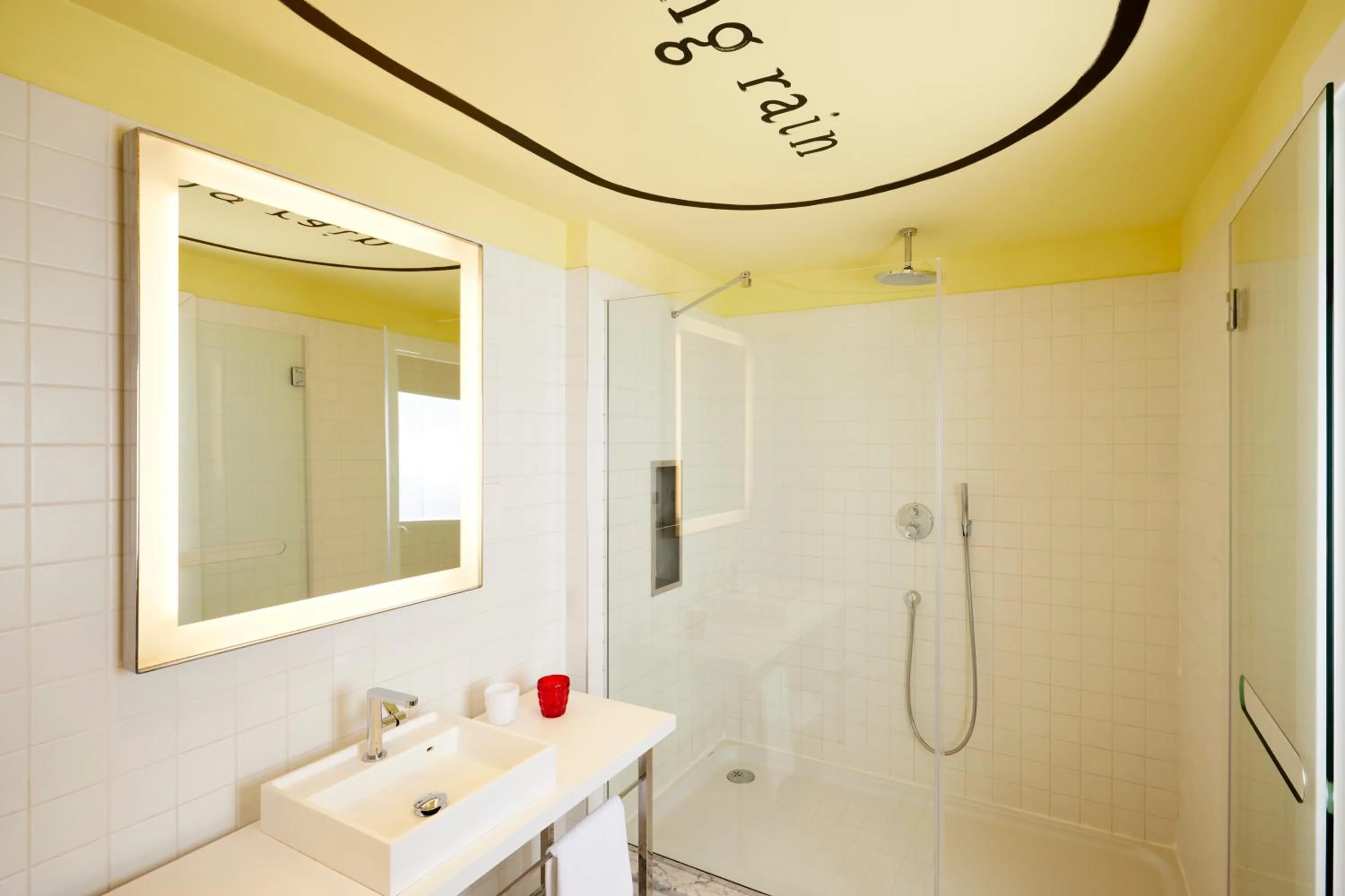 Bathroom in Mama Shelter Belgrade