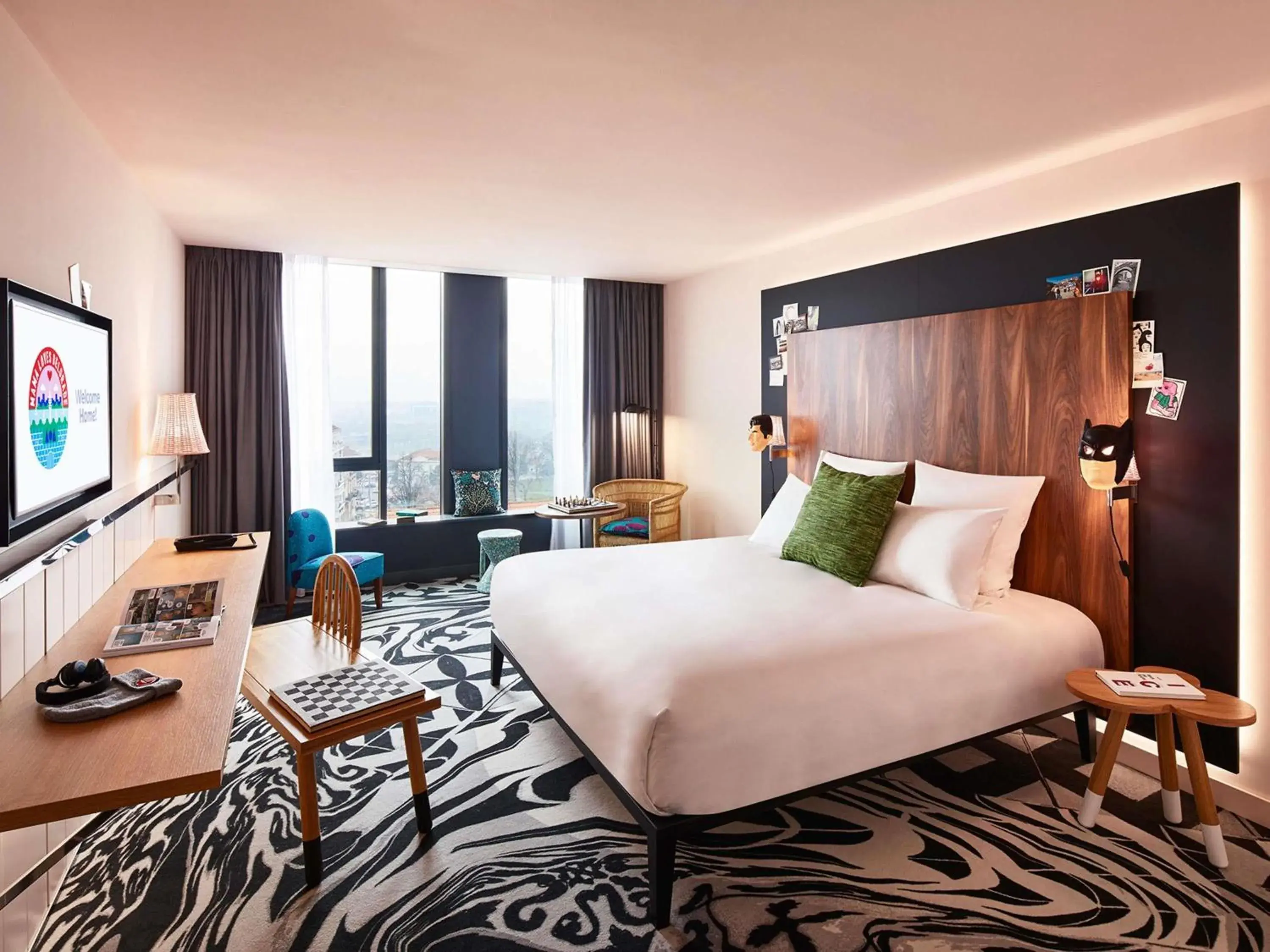 Large Mama Double Room in Mama Shelter Belgrade Large Mama Double Room in Mama Shelter Belgrade