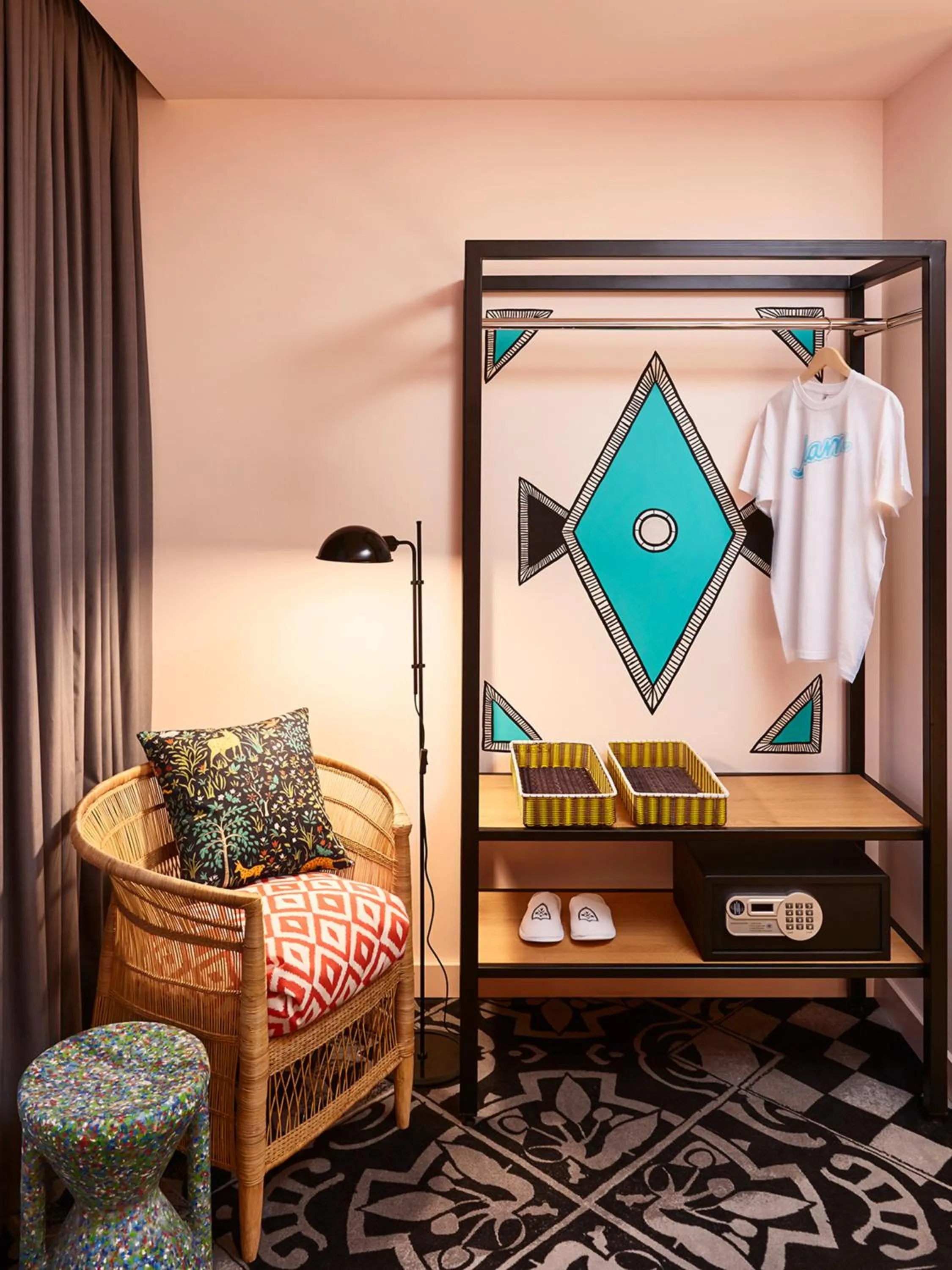 Bedroom in Mama Shelter Belgrade