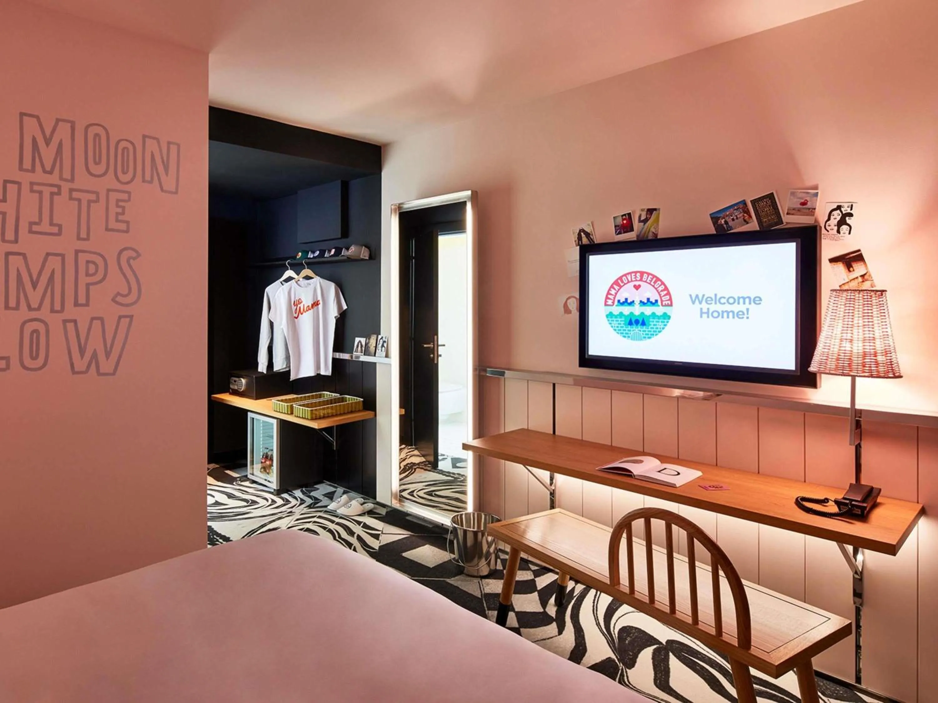 Bedroom in Mama Shelter Belgrade