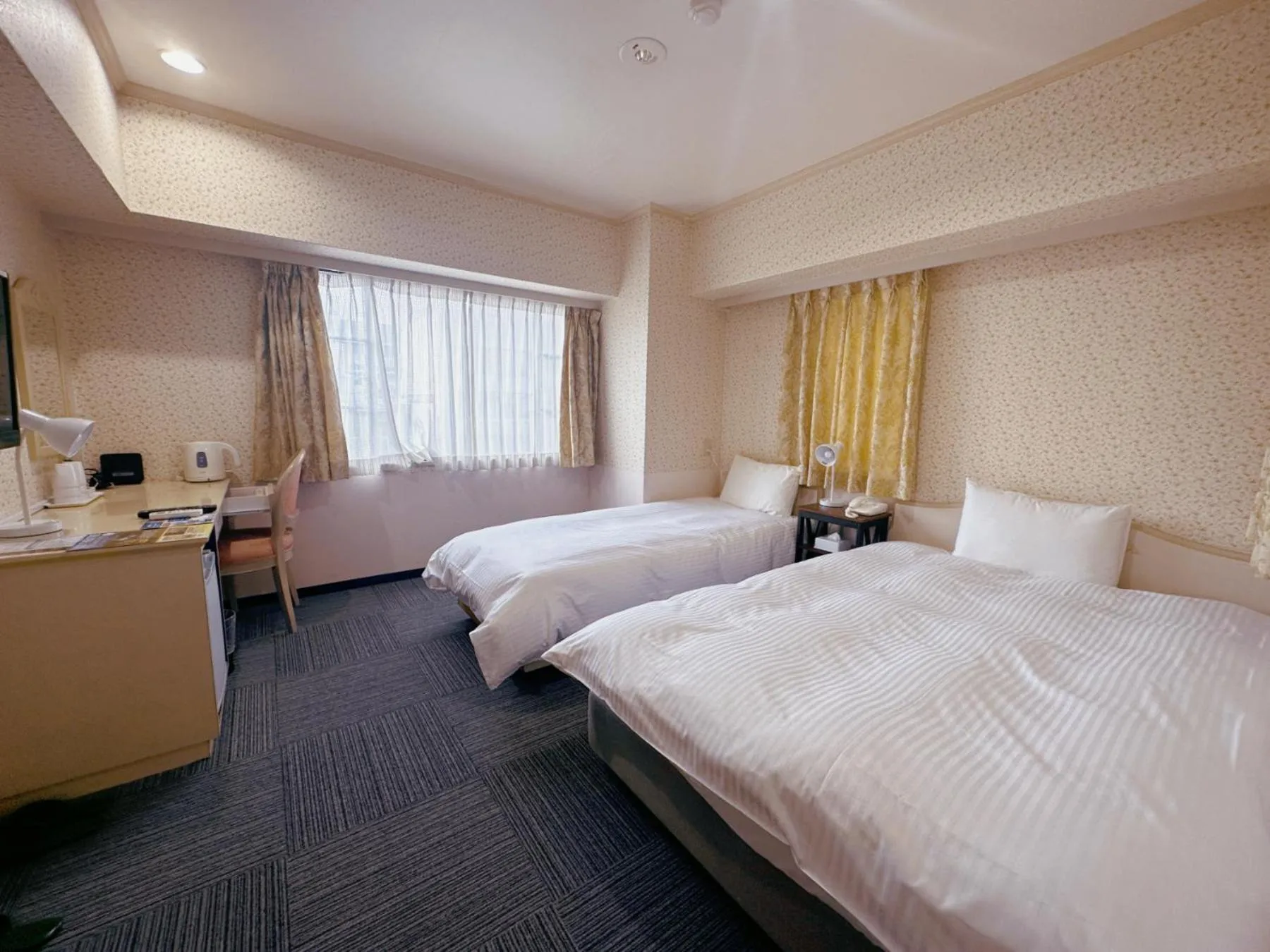 Photo of the whole room, Bed in Nissei Hotel Fukuoka