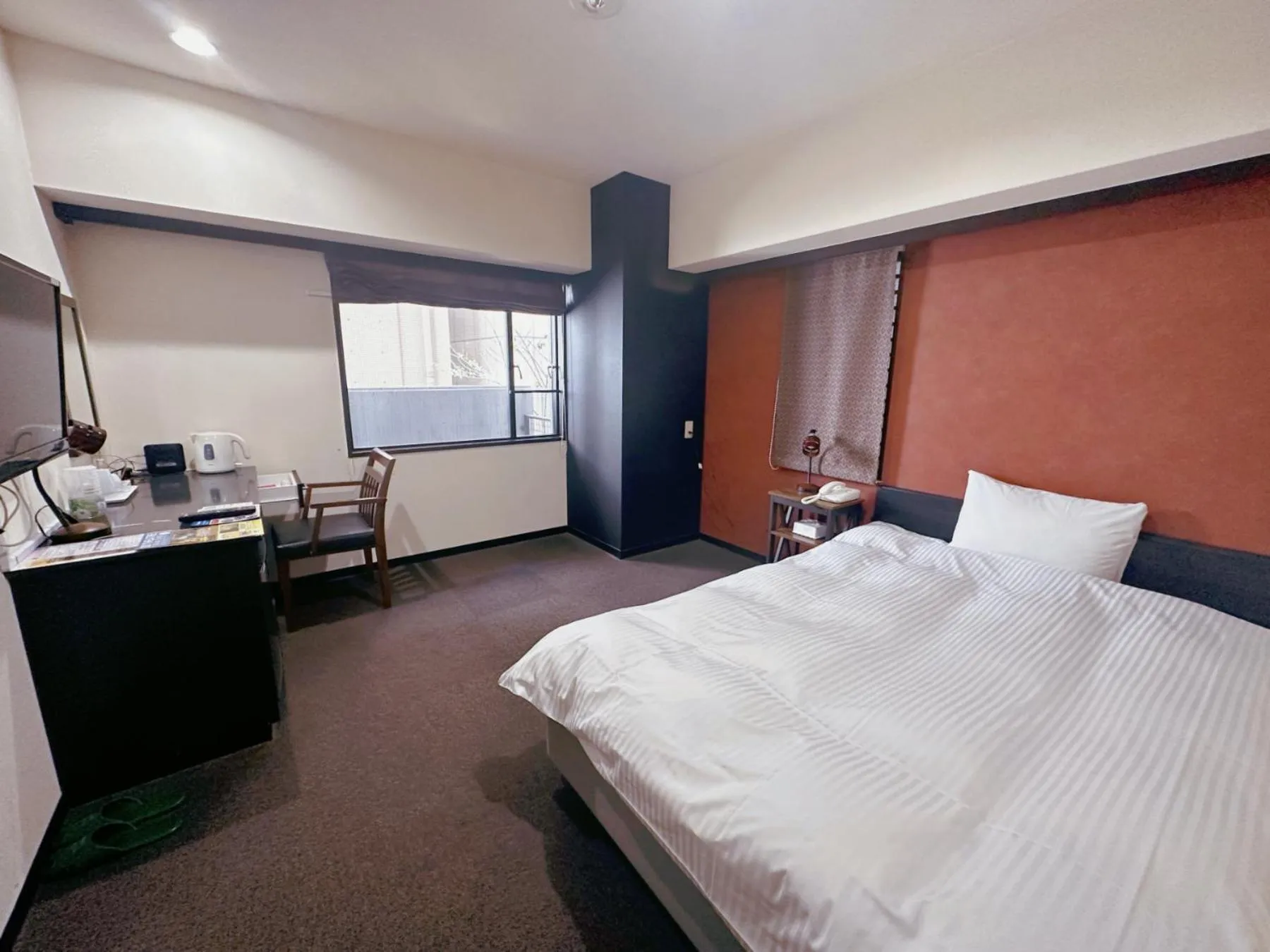 Photo of the whole room, Bed in Nissei Hotel Fukuoka
