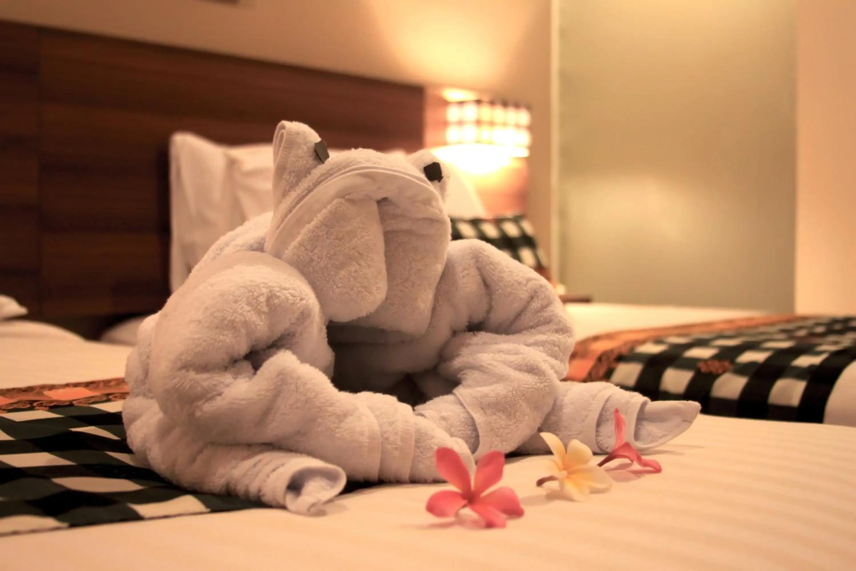 Photo of the whole room, Bed in Grand Barong Resort