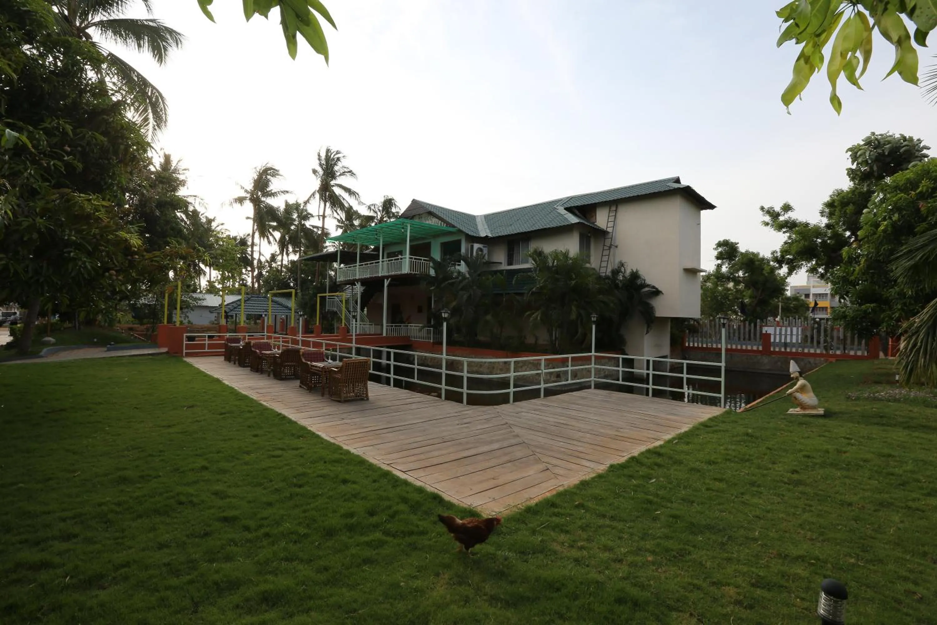 Garden view in Mermaid Resorts & Banquets