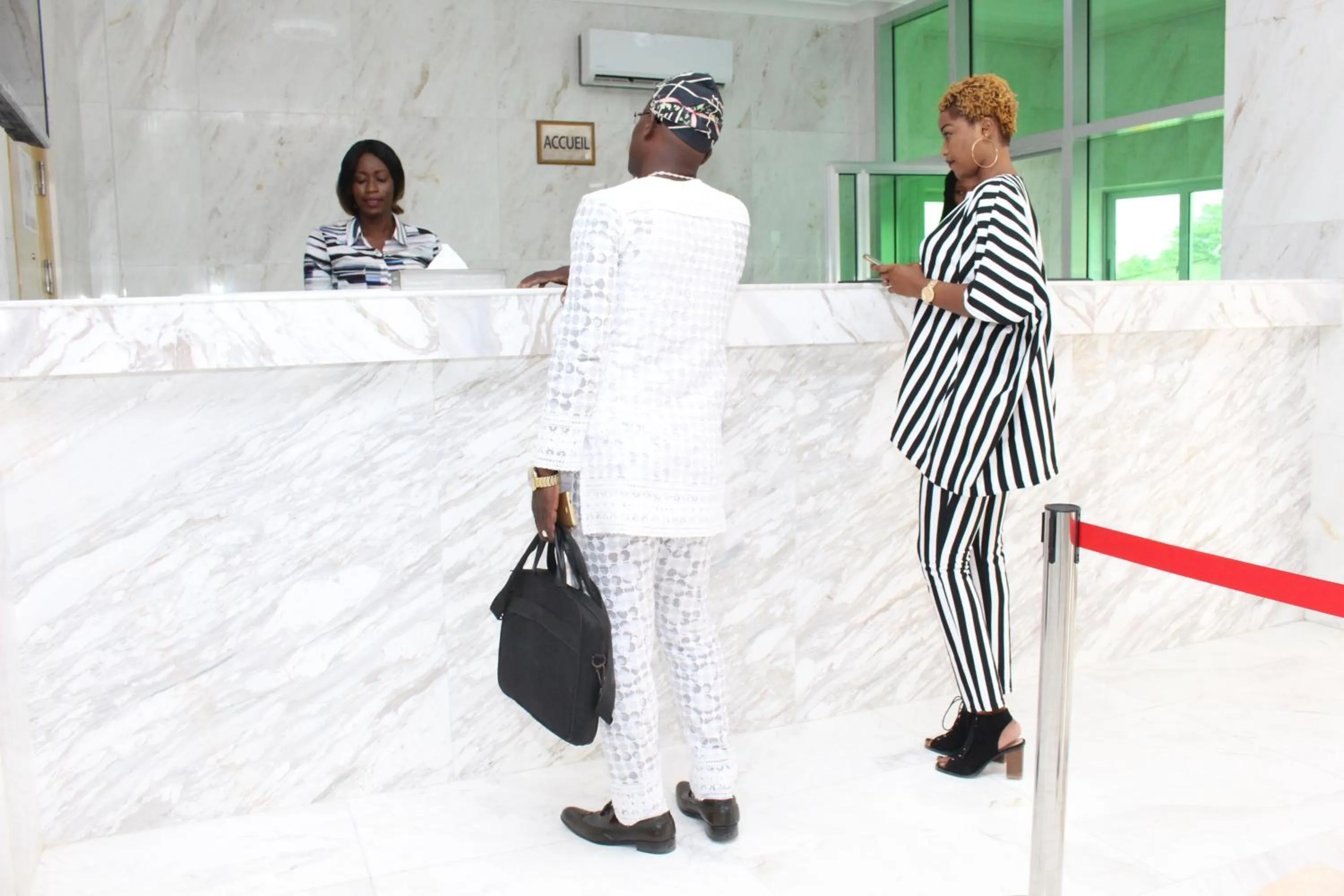 Lobby or reception in Paradisia Hotel