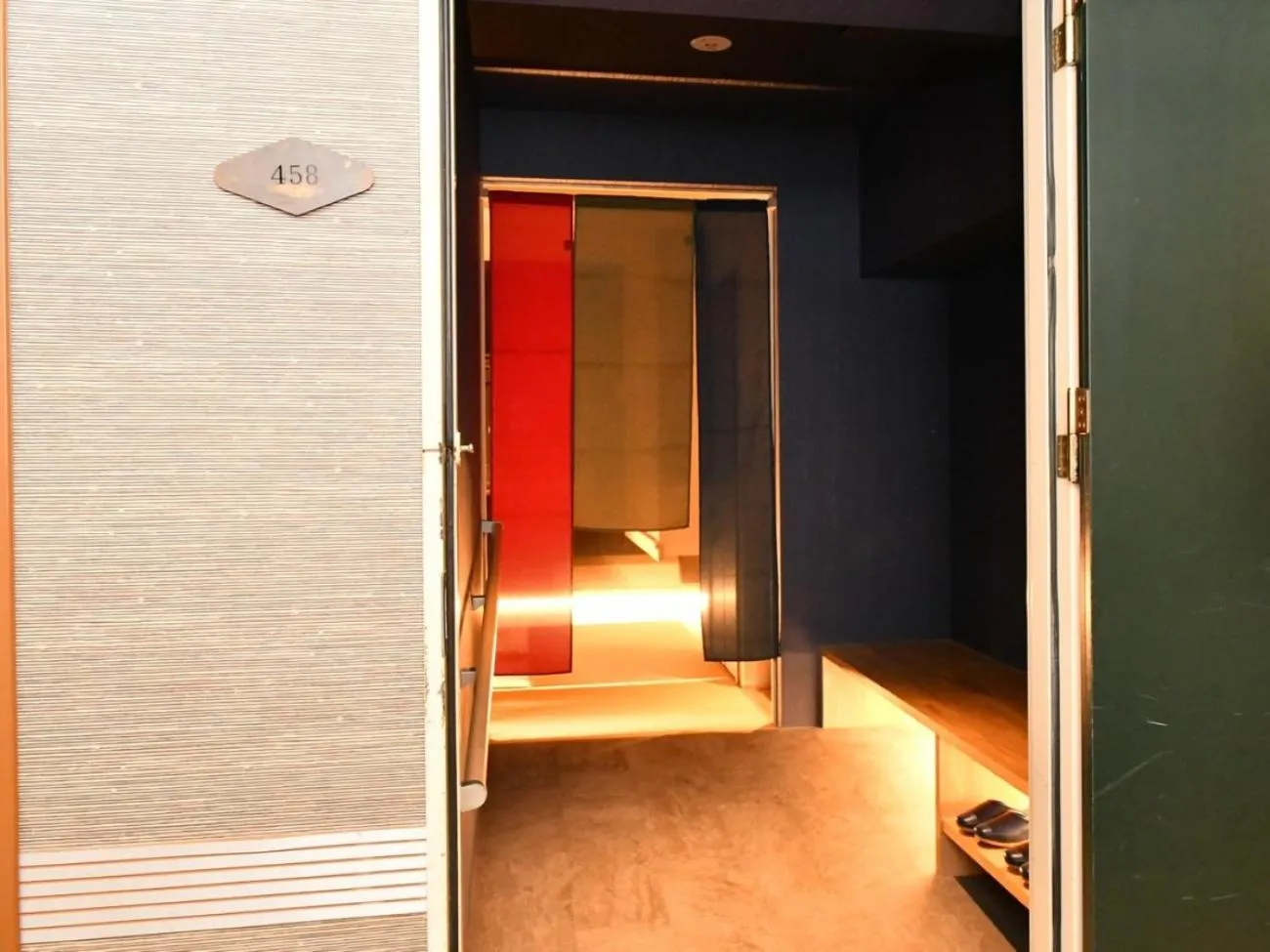 Photo of the whole room, Bed in Nagasaki Sky Hotel