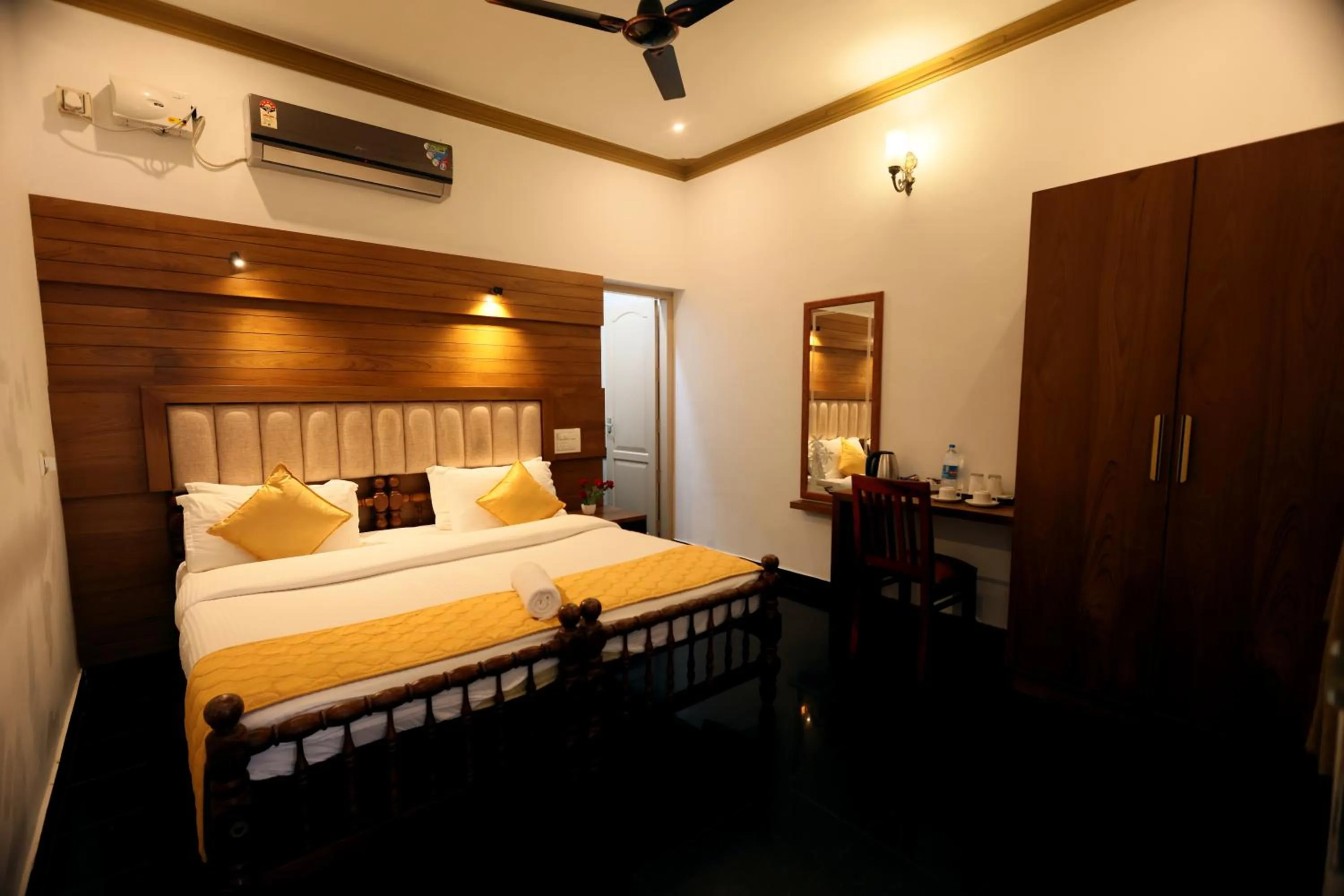 Bed in Ideal Ayurvedic Resort Kovalam