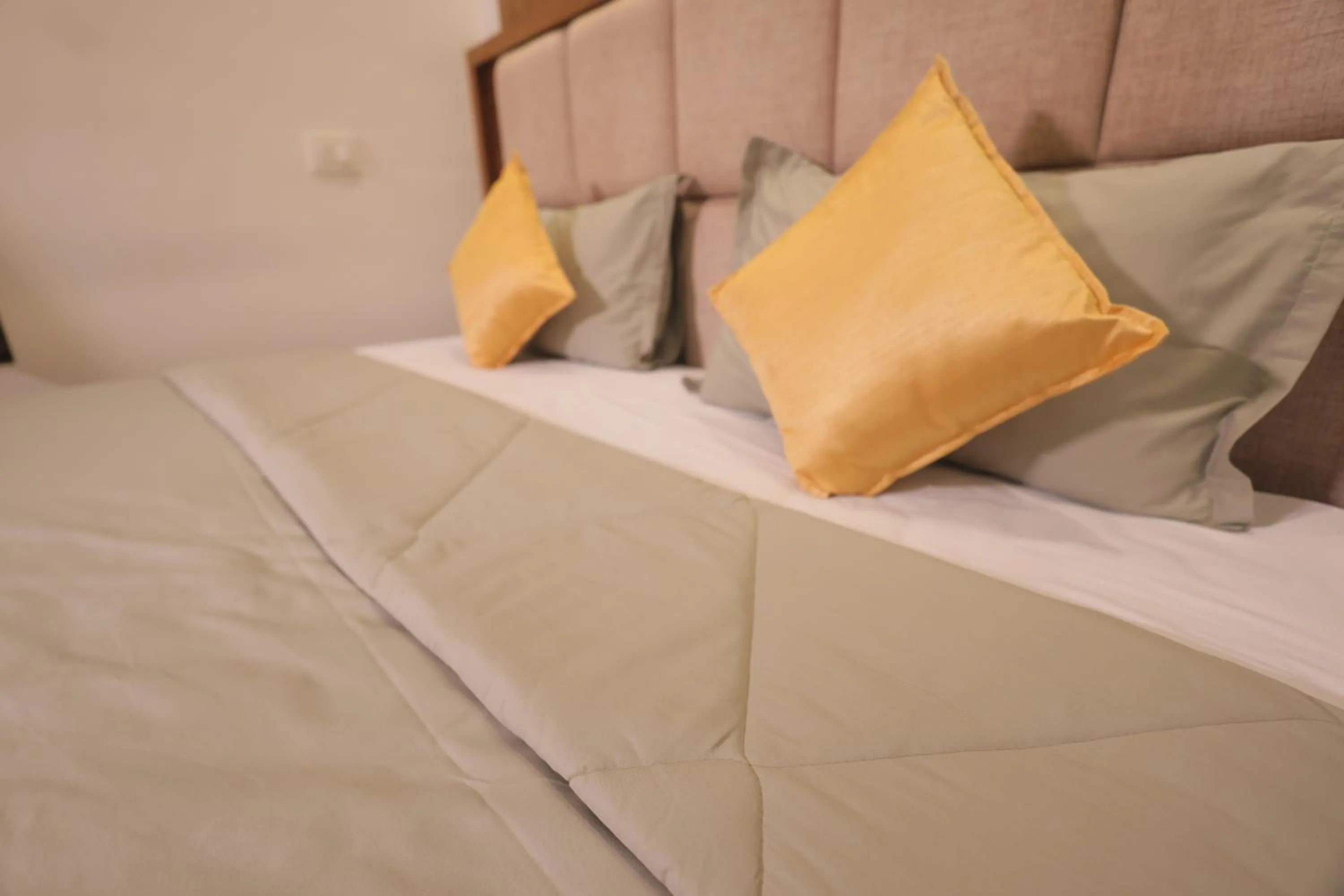 Bed in Ideal Ayurvedic Resort Kovalam