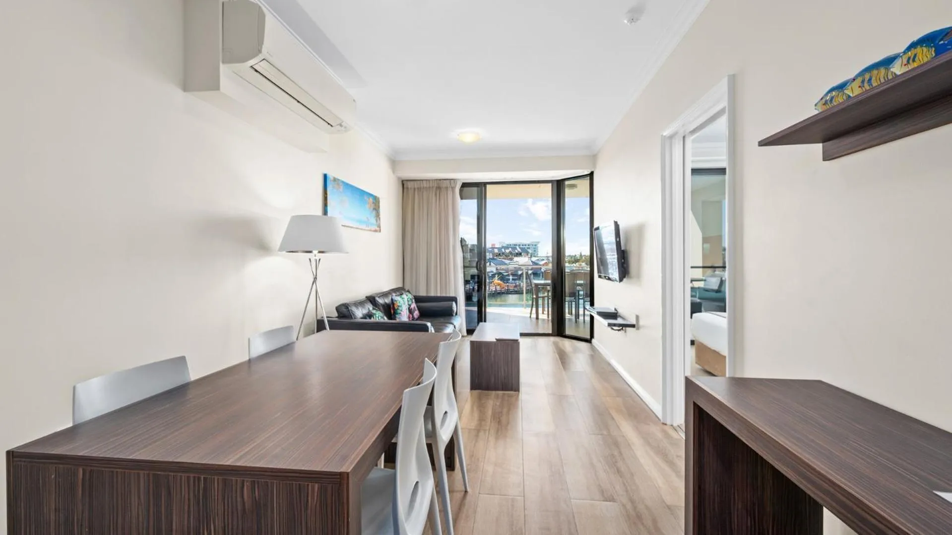 Dining area in Dolphin Quay Apartments